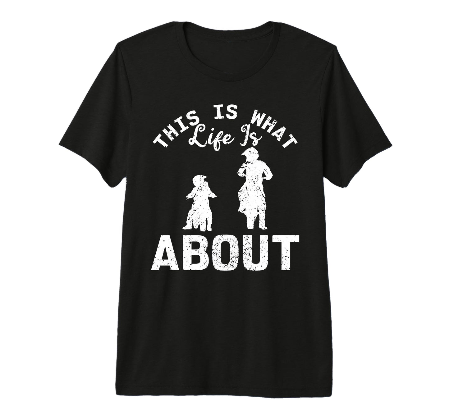 Dad Son Motocross This Is What Life T-Shirt - Casual Everyday Wear Unisex - T-Shirt, Sweatshirt, Hoodie