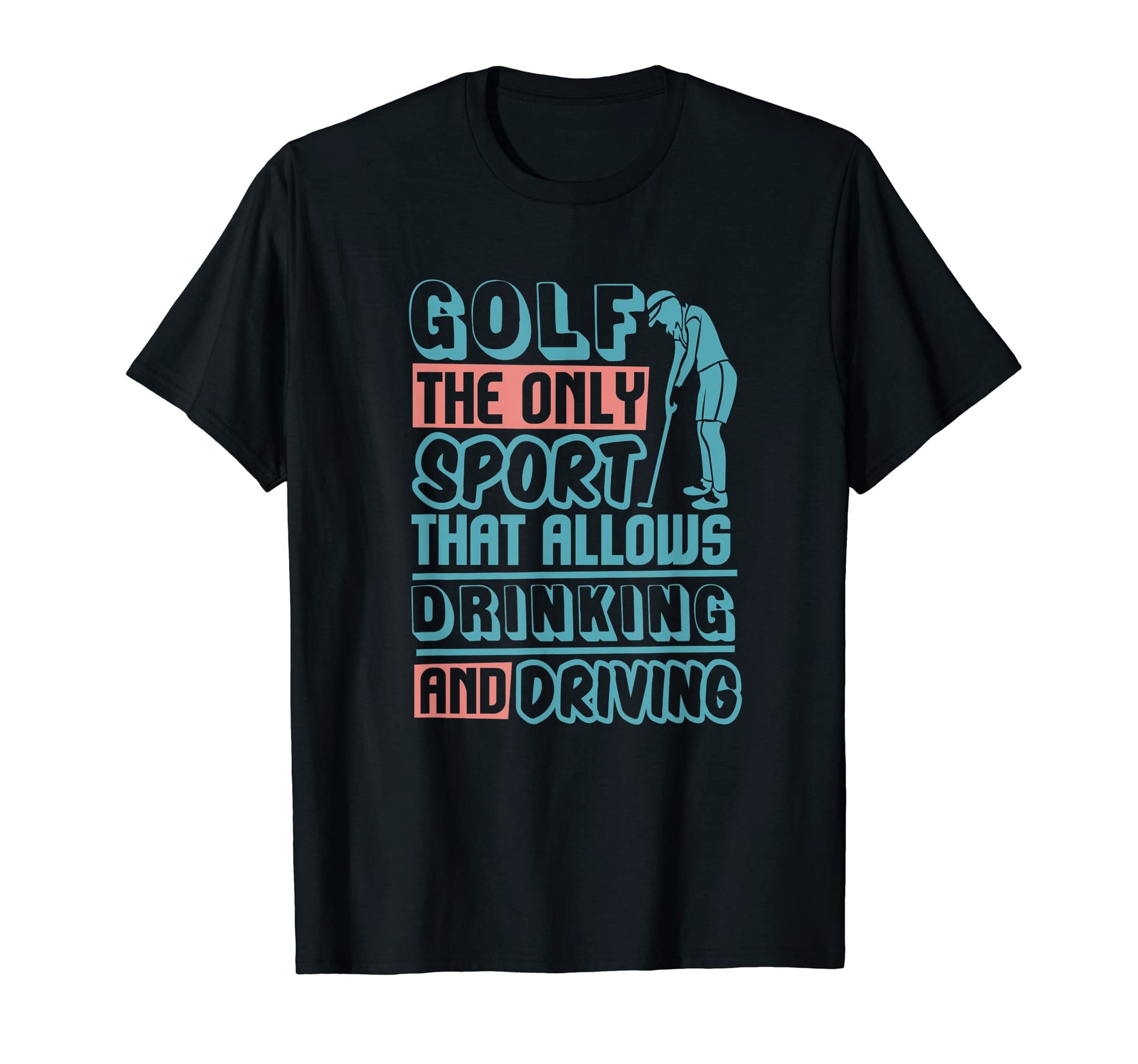 Drinking And Driving Golf Cart Costume T-Shirt - Minimalist Print Unisex - T-Shirt, Sweatshirt, Hoodie
