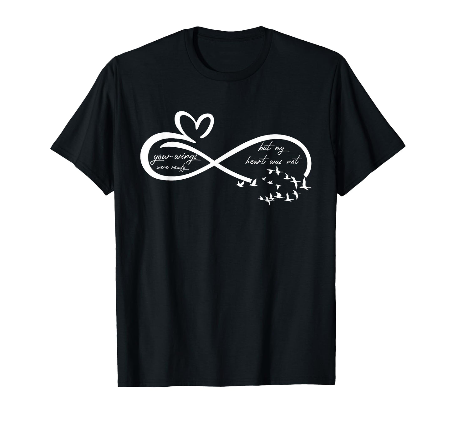 Memorial Heart Love Sign Grieving T-Shirt - Novelty Apparel Unisex - T-Shirt, Sweatshirt, Hoodie