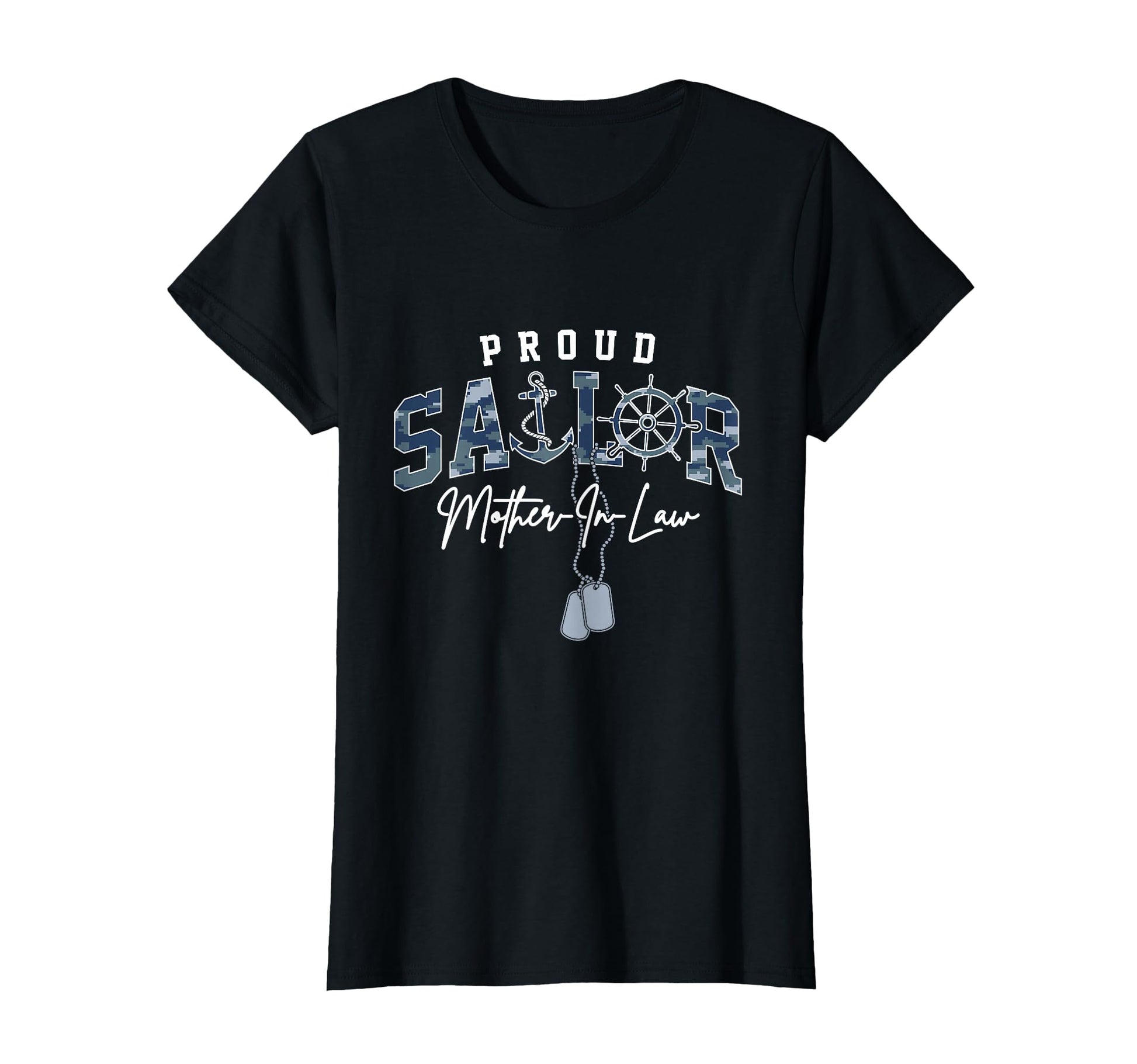 Proud Sailor Mother Law Us Naval T-Shirt - Casual Everyday Wear Unisex - T-Shirt, Sweatshirt, Hoodie