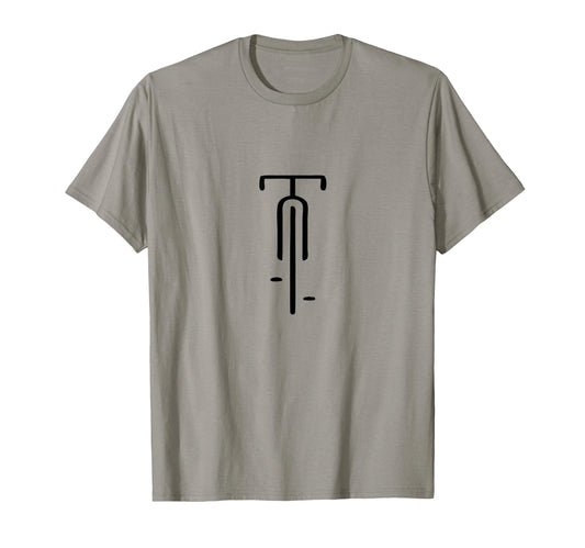 Bike Logo Minimal Cycling And Bicycle T-Shirt - Trendy Graphic for Adults - T-Shirt, Sweatshirt, Hoodie