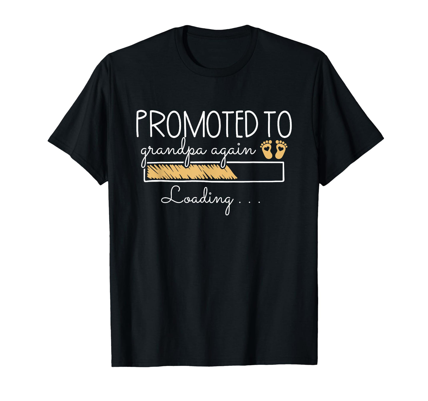 Promoted To Grandpa Again 2Nd Grandbaby T-Shirt - Minimalist Print Unisex - T-Shirt, Sweatshirt, Hoodie