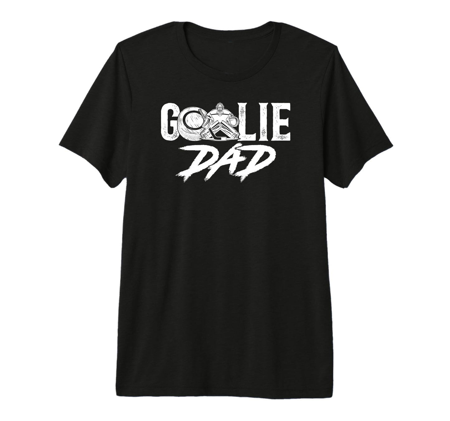 Mens Ice Hockey Goalie Dad Hockey T-Shirt - Trendy Graphic Men Women - T-Shirt, Sweatshirt, Hoodie