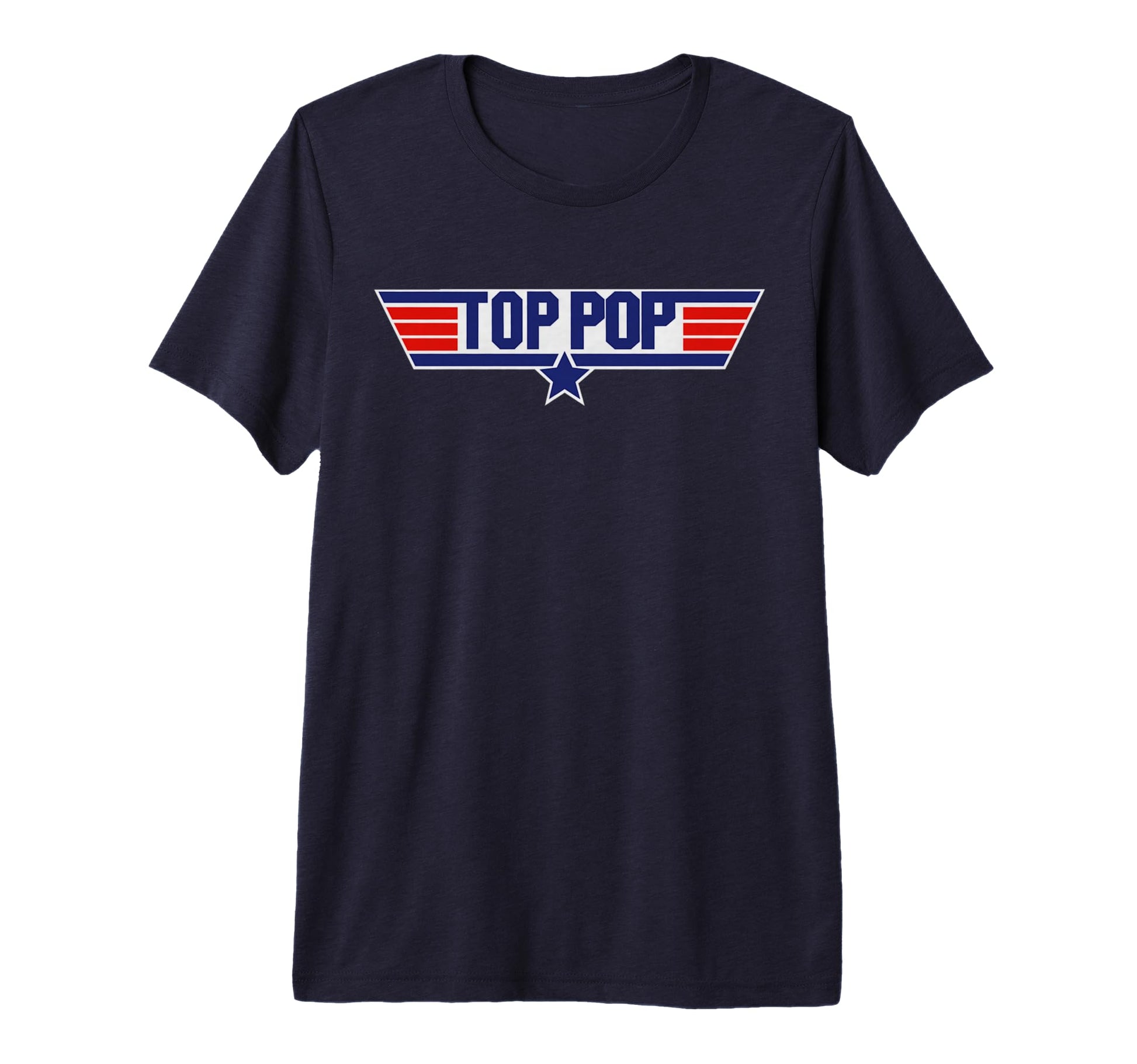 Pop Pop Best Pop Ever Tri Blend T-Shirt - Minimalist Print for Adults - T-Shirt, Sweatshirt, Hoodie