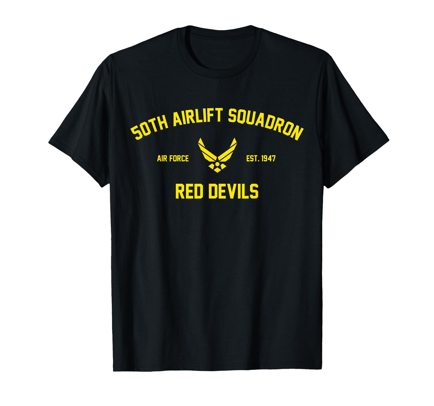 50Th Airlift Squadron Red Devils T-Shirt - Graphic Print Unisex - T-Shirt, Sweatshirt, Hoodie