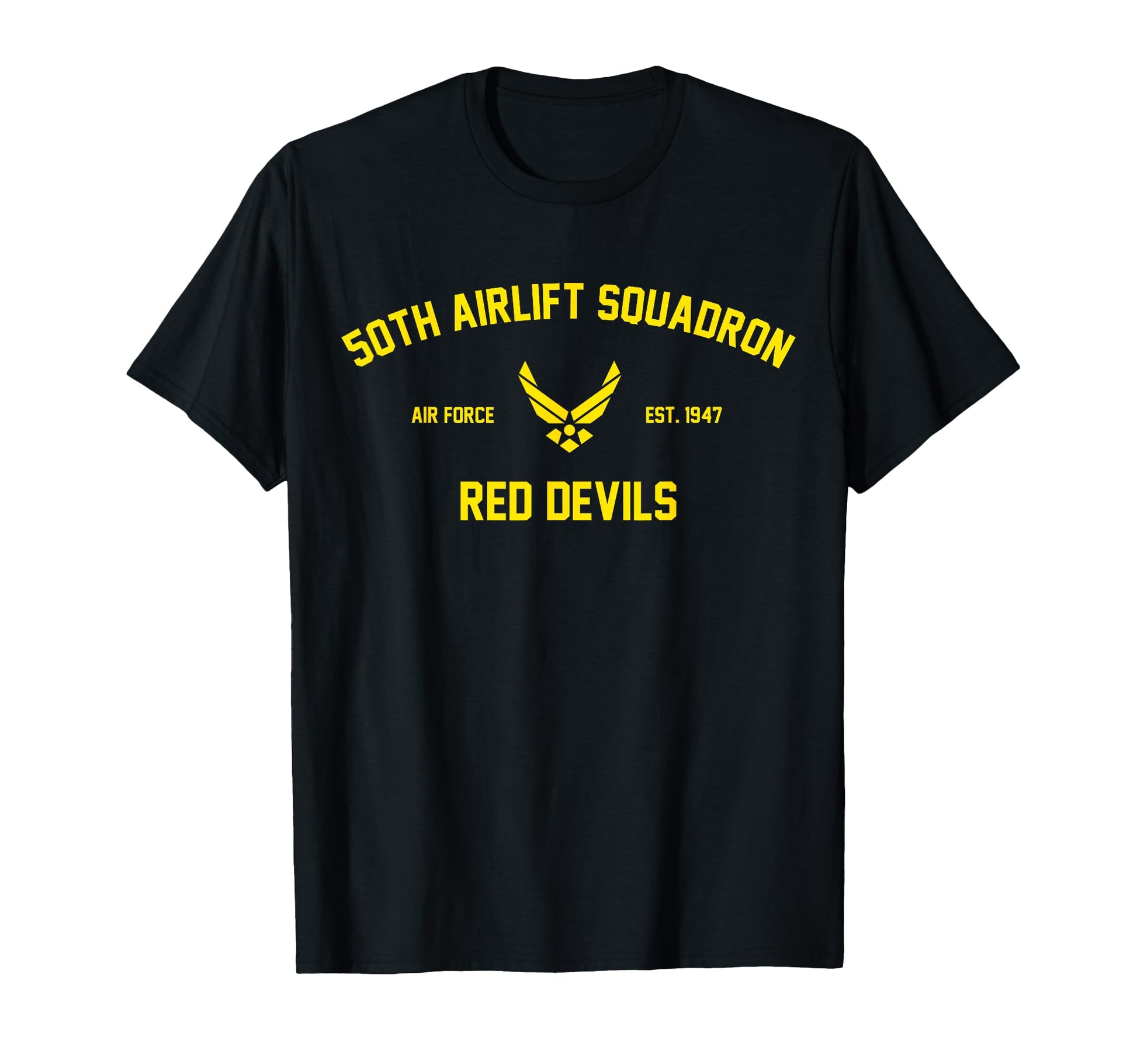 50Th Airlift Squadron Red Devils T-Shirt - Graphic Print Unisex - T-Shirt, Sweatshirt, Hoodie