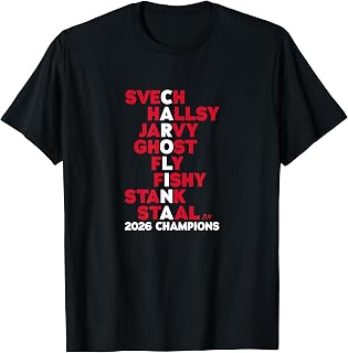 2026 Champs Names - Carolina Hockey T-Shirt Unisex T-shirt, Sweatshirt, Hoodie, Long Sleeve Tee - T-Shirt, Sweatshirt, Hoodie