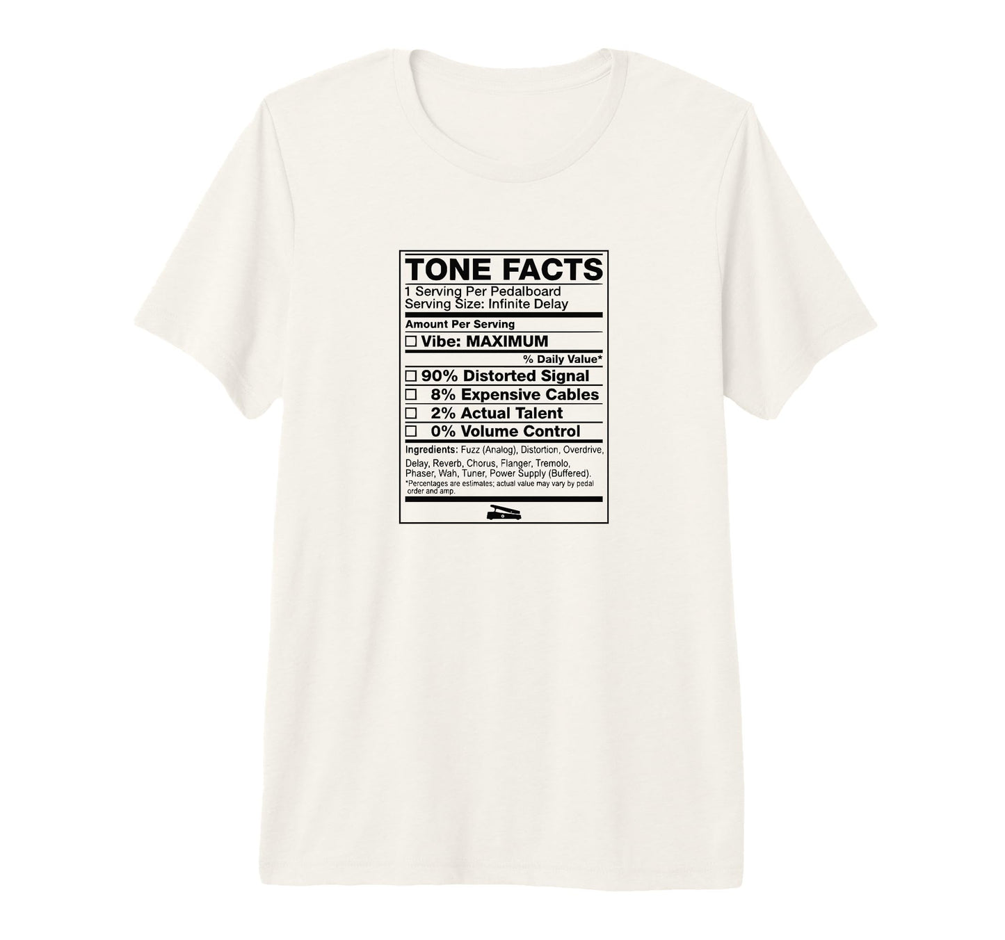 Tone Facts Funny Guitar Player Musician T-Shirt - Trendy Graphic Unisex - T-Shirt, Sweatshirt, Hoodie