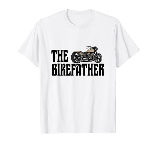 Biker Bikefather Biker Dad Funny T-Shirt - Aesthetic Graphic Unisex - T-Shirt, Sweatshirt, Hoodie