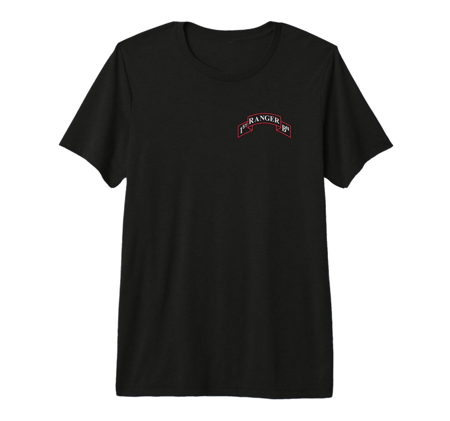 Army Ranger 1St Ranger Battalion Scroll T-Shirt - Minimalist Print Unisex - T-Shirt, Sweatshirt, Hoodie