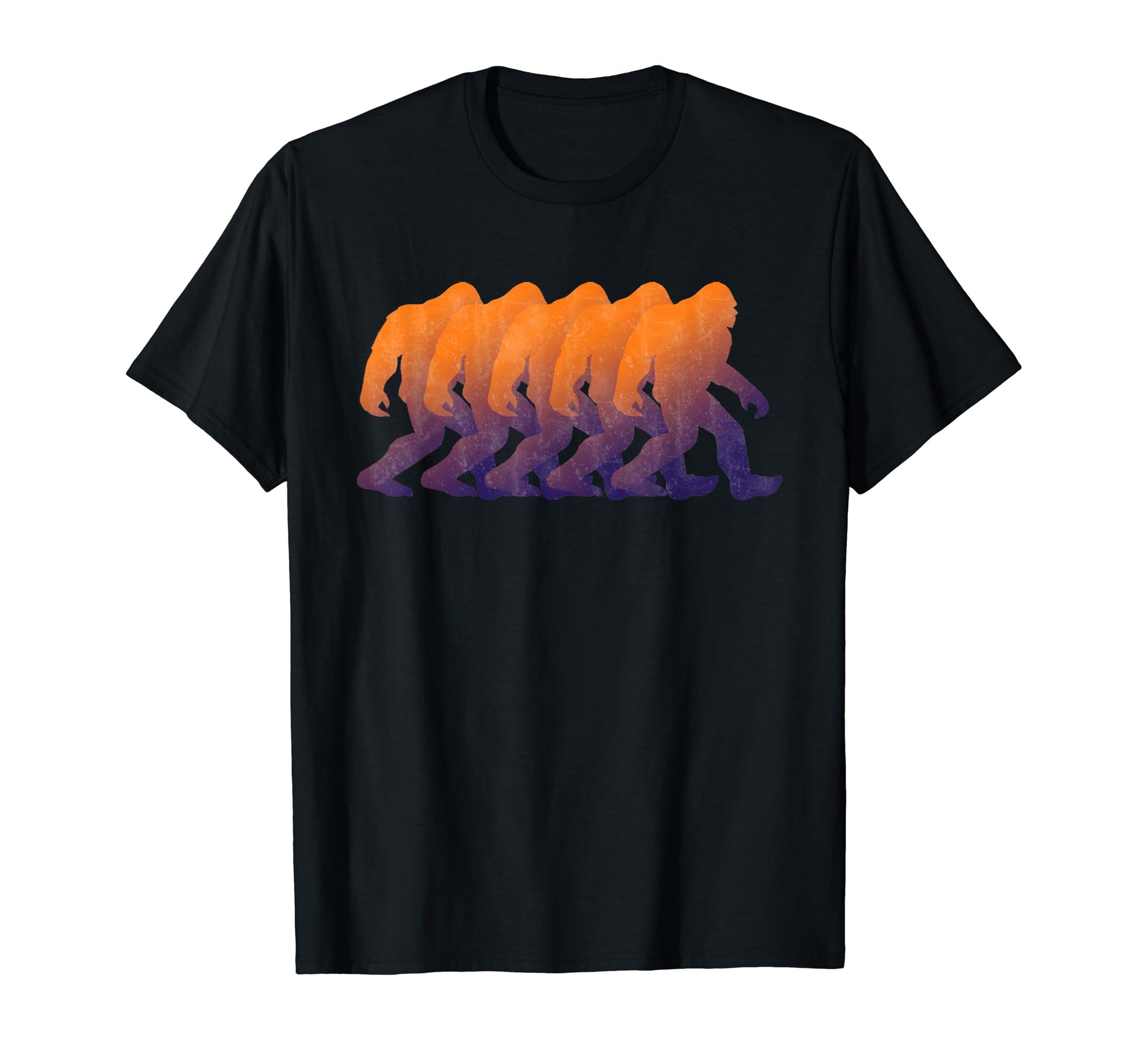 Bigfoot Silhouette Pop Art Sasquatch T-Shirt - Graphic Print for Adults - T-Shirt, Sweatshirt, Hoodie