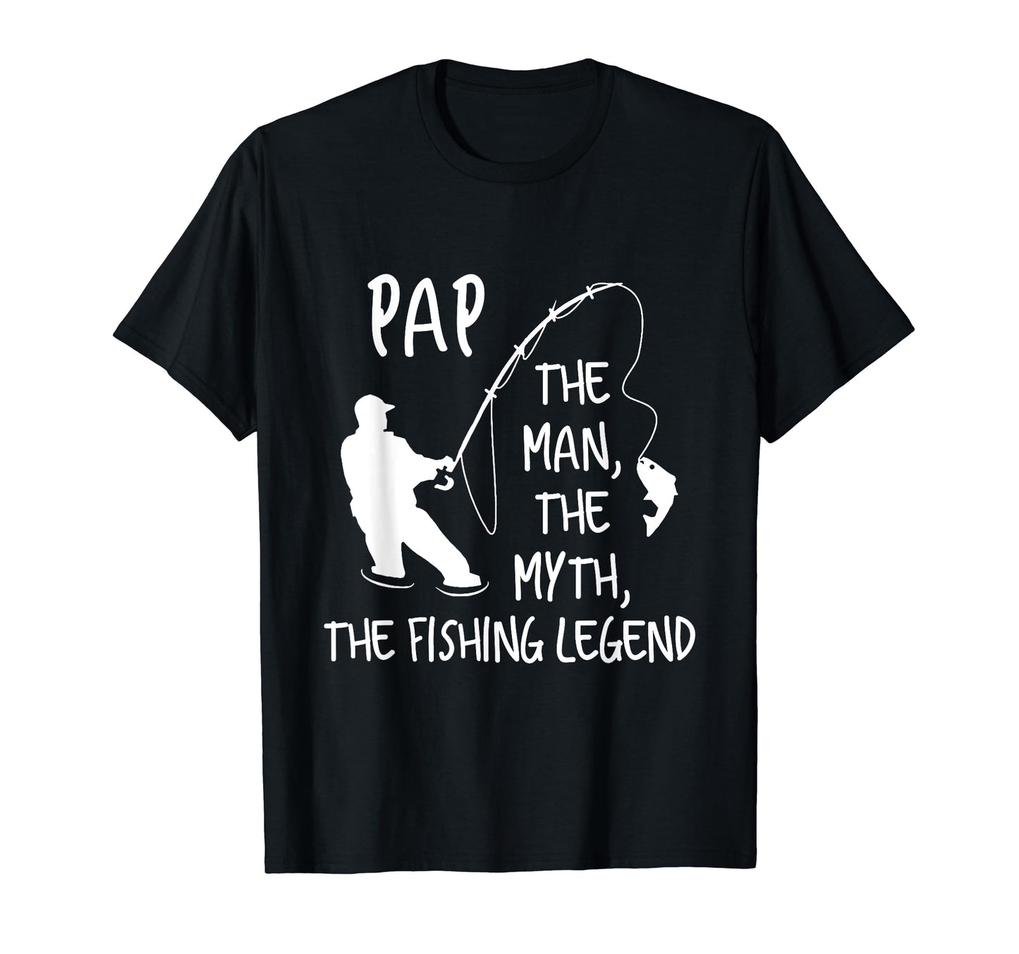 Pap Myth Fishing Legend T-Shirt - Unique Graphic for Adults - T-Shirt, Sweatshirt, Hoodie