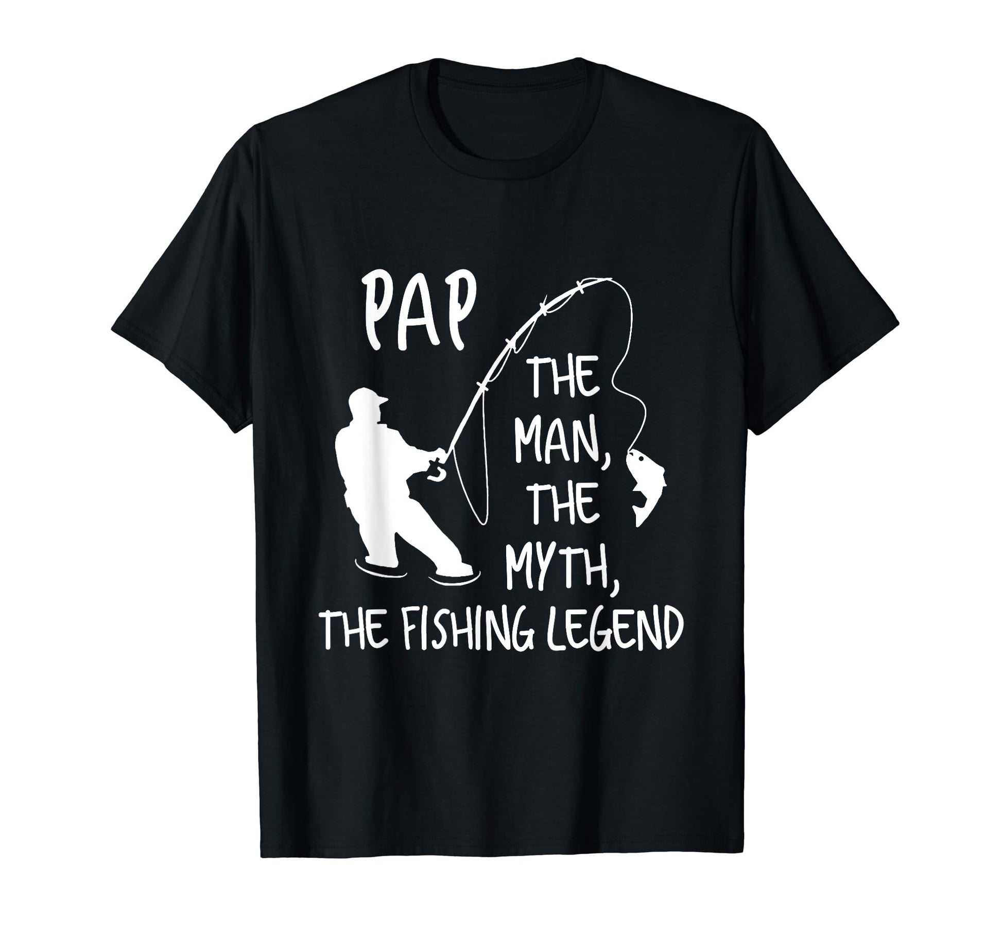 Pap Myth Fishing Legend T-Shirt - Unique Graphic for Adults - T-Shirt, Sweatshirt, Hoodie