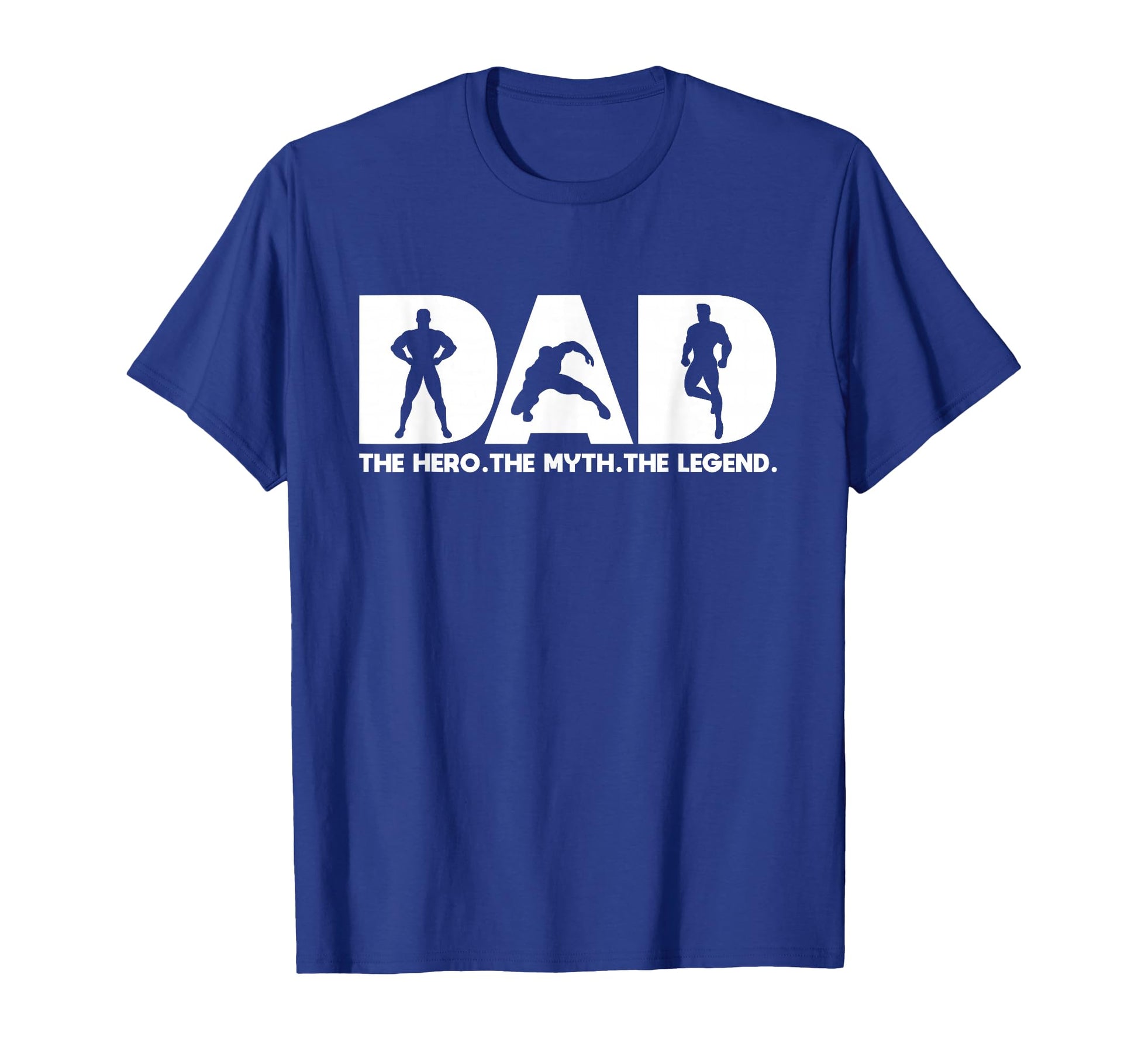 Dad Hero Myth Legend Superhero Father T-Shirt - Minimalist Print Men Women - T-Shirt, Sweatshirt, Hoodie