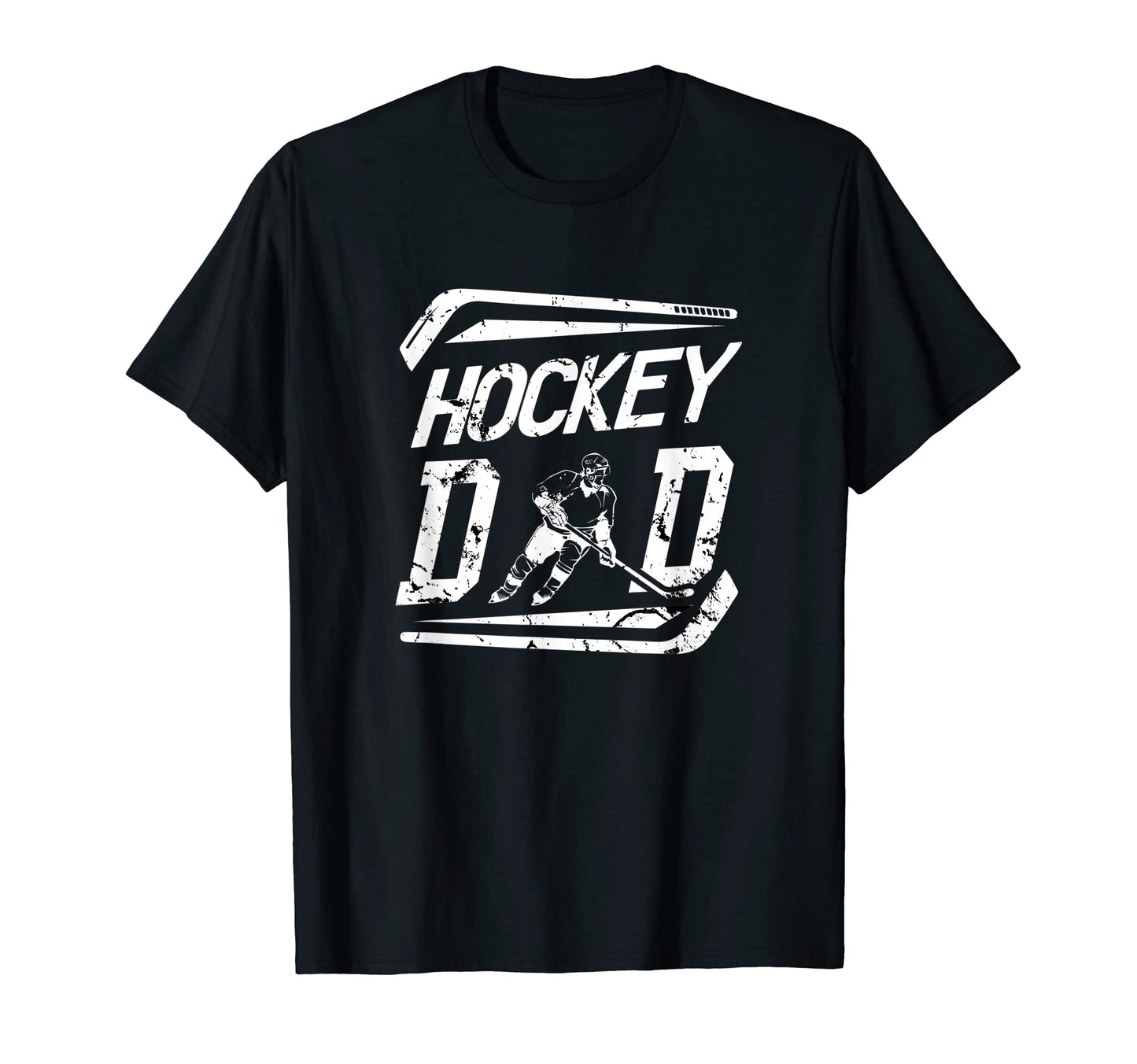 Hockey Dad Ice Skating Rink Father T-Shirt - Unique Graphic Unisex - T-Shirt, Sweatshirt, Hoodie