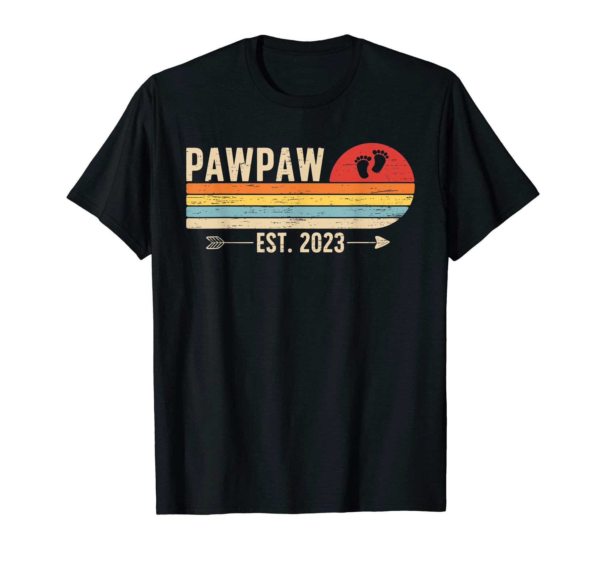 Mens Promoted To Pawpaw 2023 First T-Shirt - Trendy Graphic for Adults - T-Shirt, Sweatshirt, Hoodie