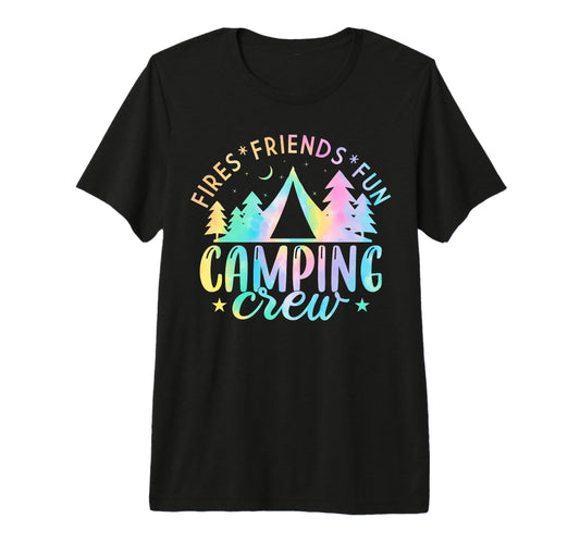 Camping Crew Group Matching Funny Hiking T-Shirt - Trendy Graphic Unisex - T-Shirt, Sweatshirt, Hoodie