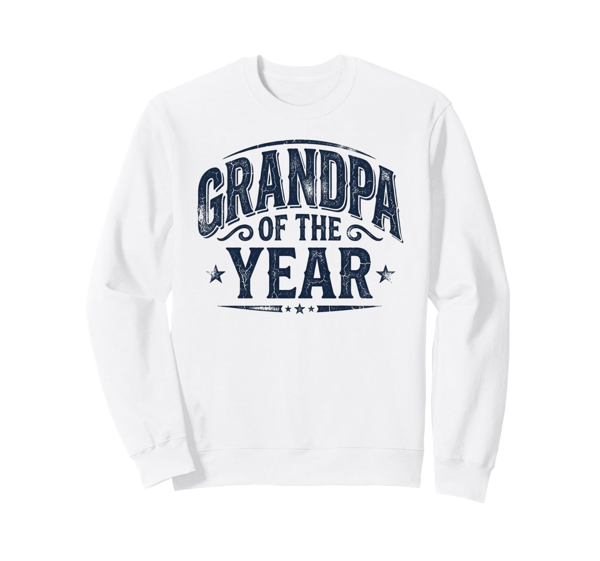 Grandpa Year Grandfather Fathers Sweatshirt - Custom Art Print Men Women - T-Shirt, Sweatshirt, Hoodie