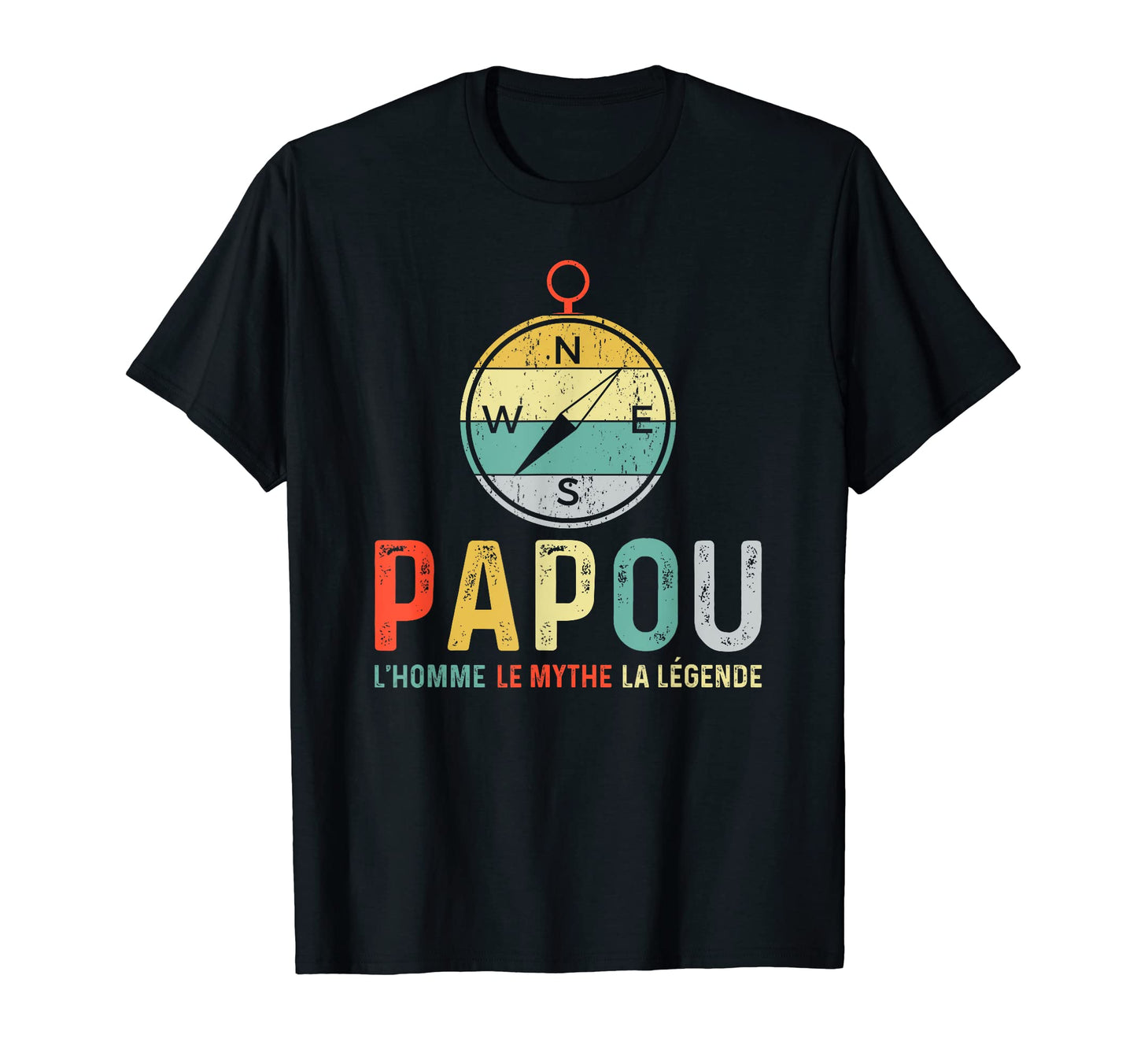 Papou Myth Legend Gift Dad Gift T-Shirt - Novelty Apparel for Adults - T-Shirt, Sweatshirt, Hoodie