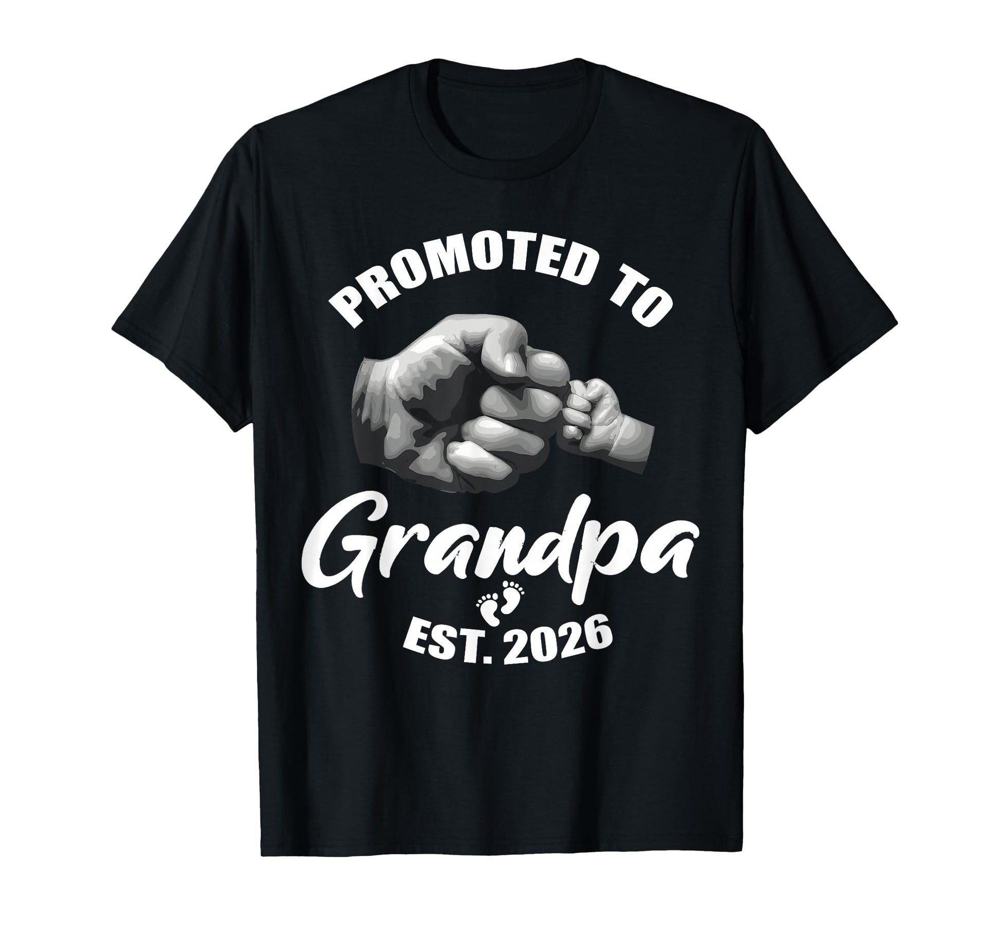 Promoted To Grandpa 2026 T-Shirt - Trendy Graphic Unisex - T-Shirt, Sweatshirt, Hoodie