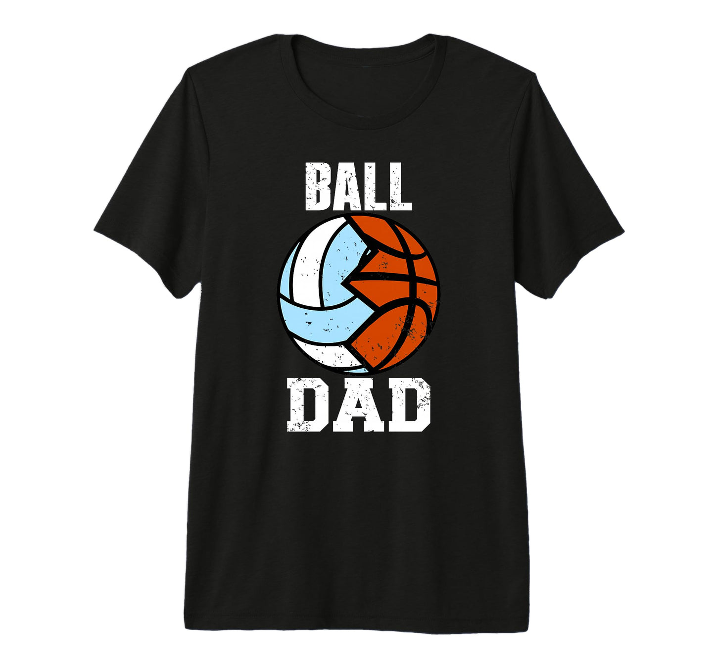 Mens Ball Dad Funny Volleyball T-Shirt - Minimalist Print Unisex - T-Shirt, Sweatshirt, Hoodie
