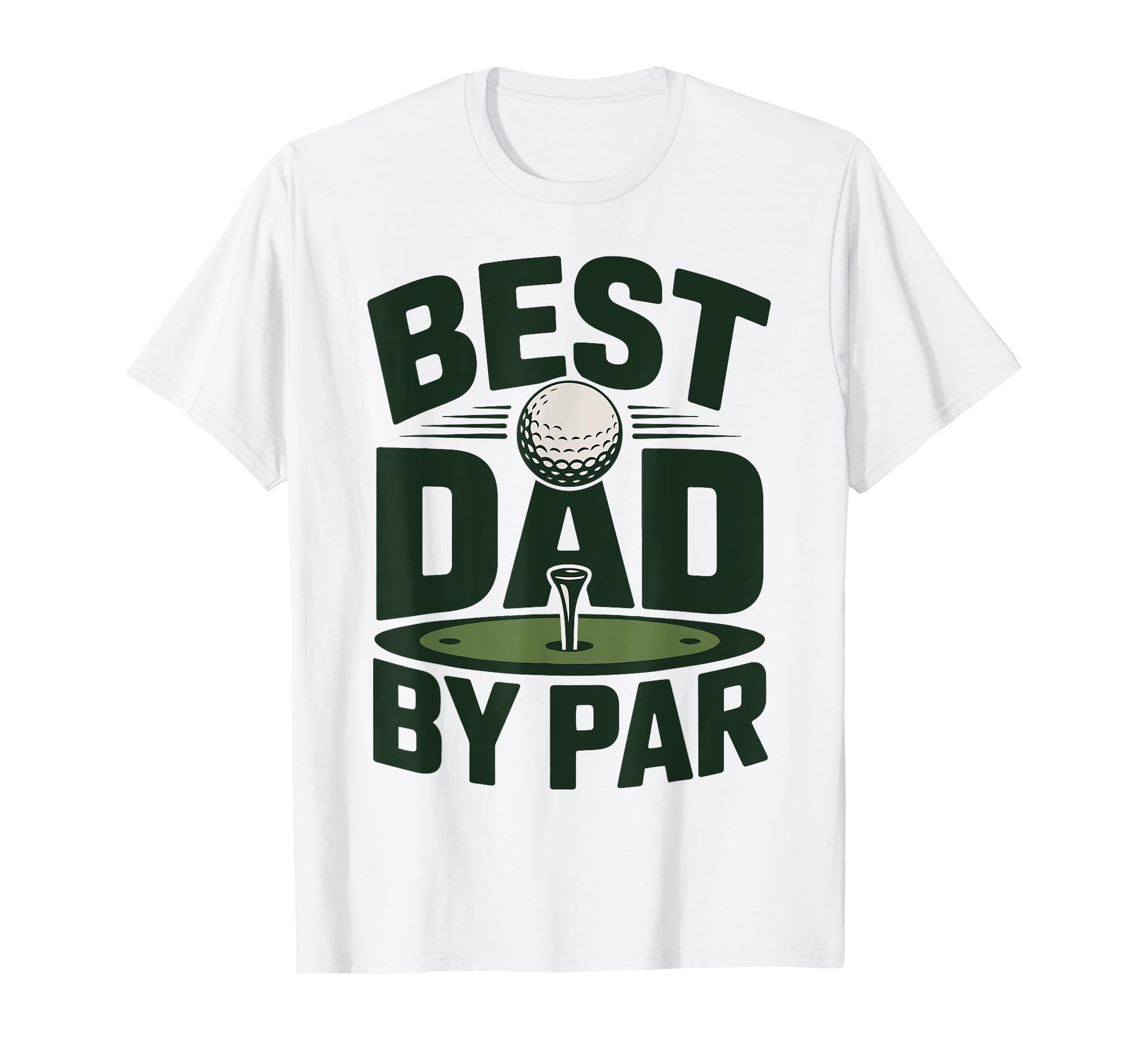 Mens Golfing Best Dad Par Golf Golfers T-Shirt - Minimalist Print Unisex - T-Shirt, Sweatshirt, Hoodie