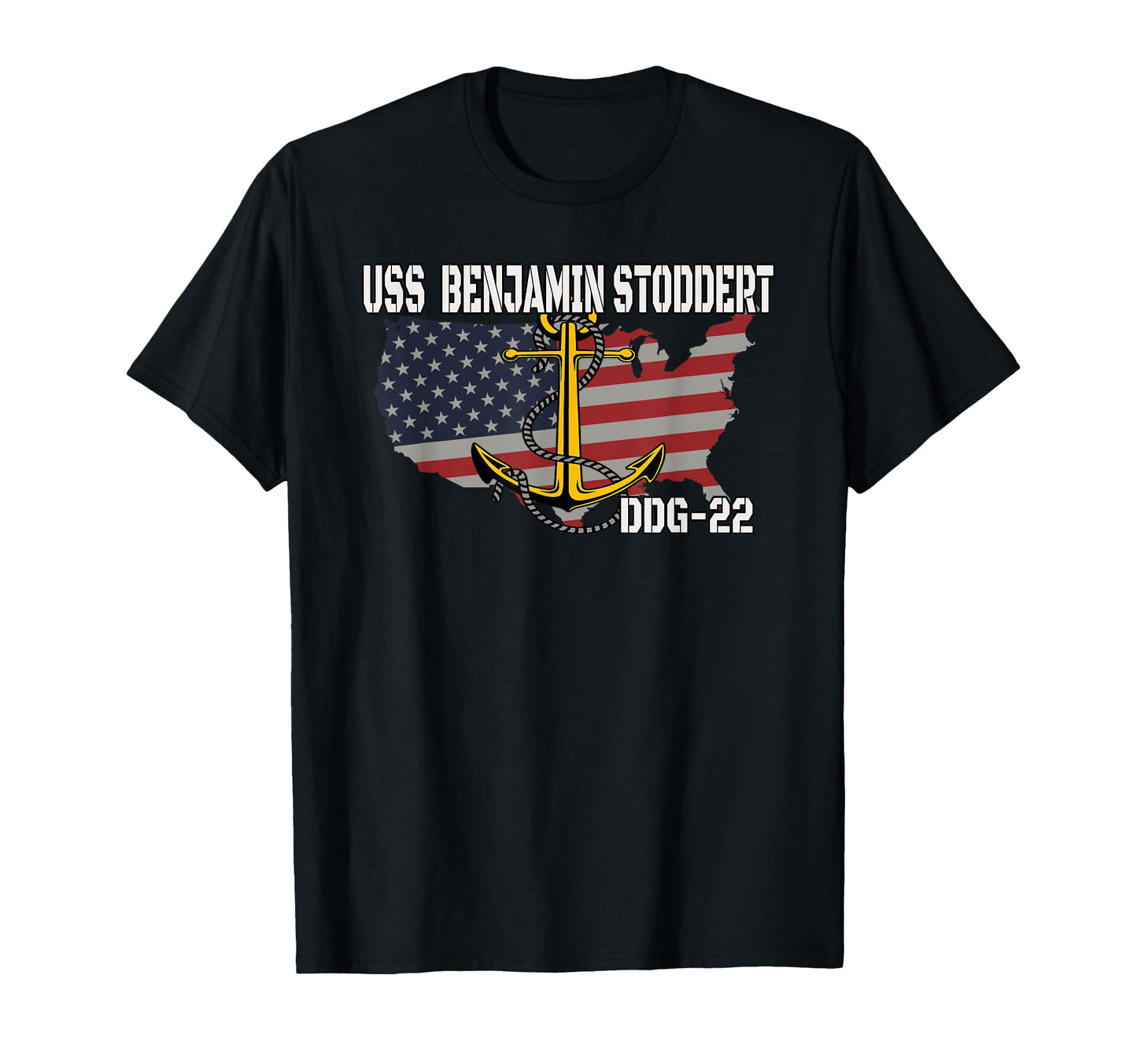 Uss Benjamin Stoddert Ddg 22 Destroyer T-Shirt - Trendy Graphic Men Women - T-Shirt, Sweatshirt, Hoodie