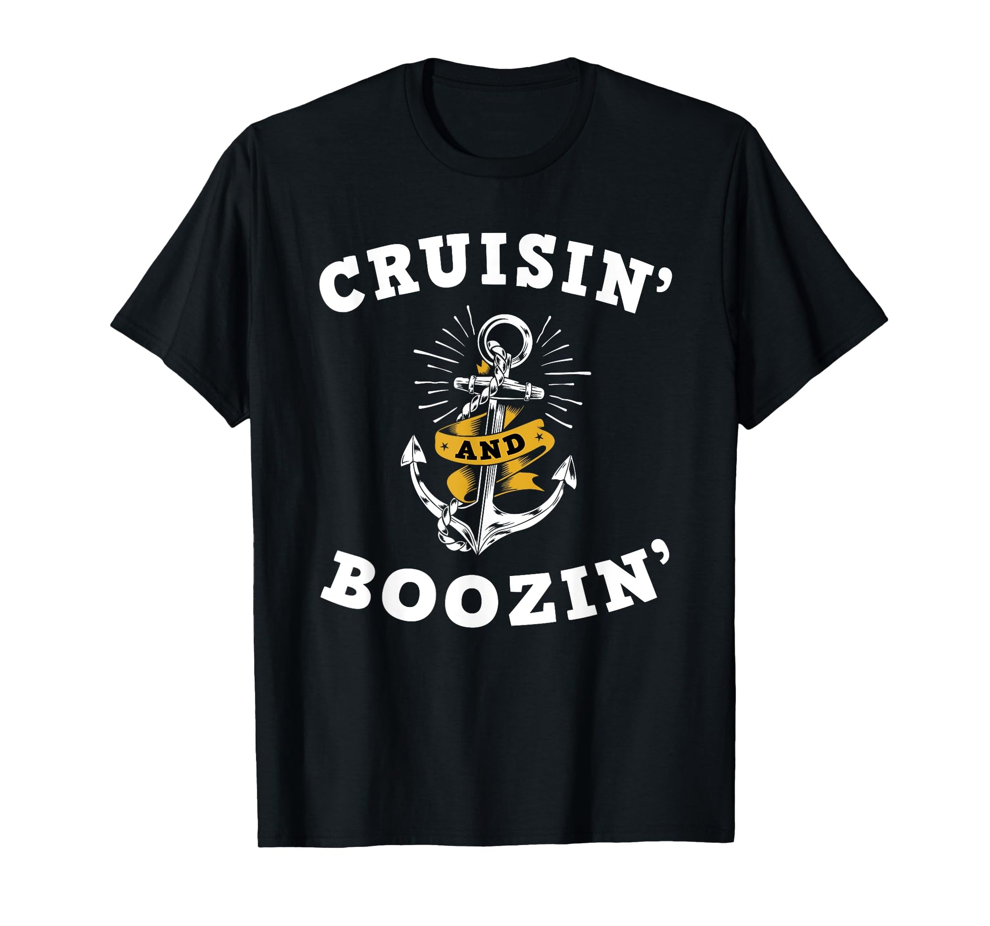 Cruisin And Boozin Cruise Cruising Trip T-Shirt - Minimalist Print Unisex - T-Shirt, Sweatshirt, Hoodie