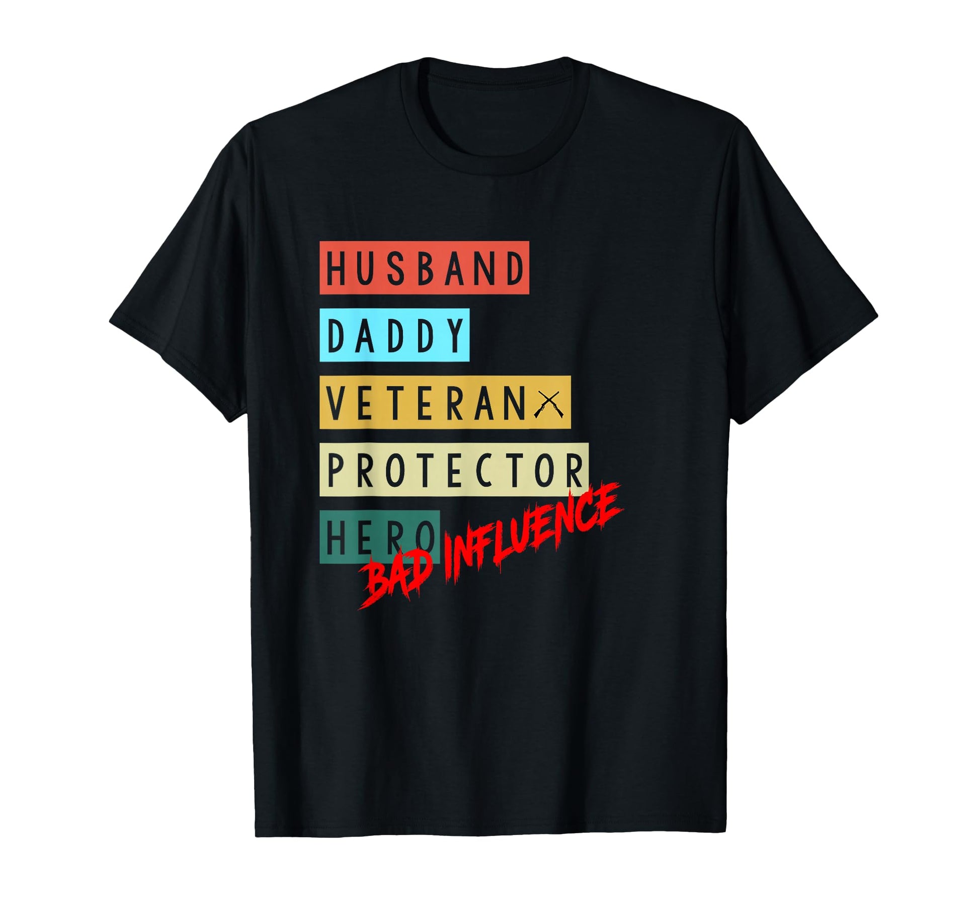 Husband Daddy Veteran Protector Hero T-Shirt - Unique Graphic for Adults - T-Shirt, Sweatshirt, Hoodie