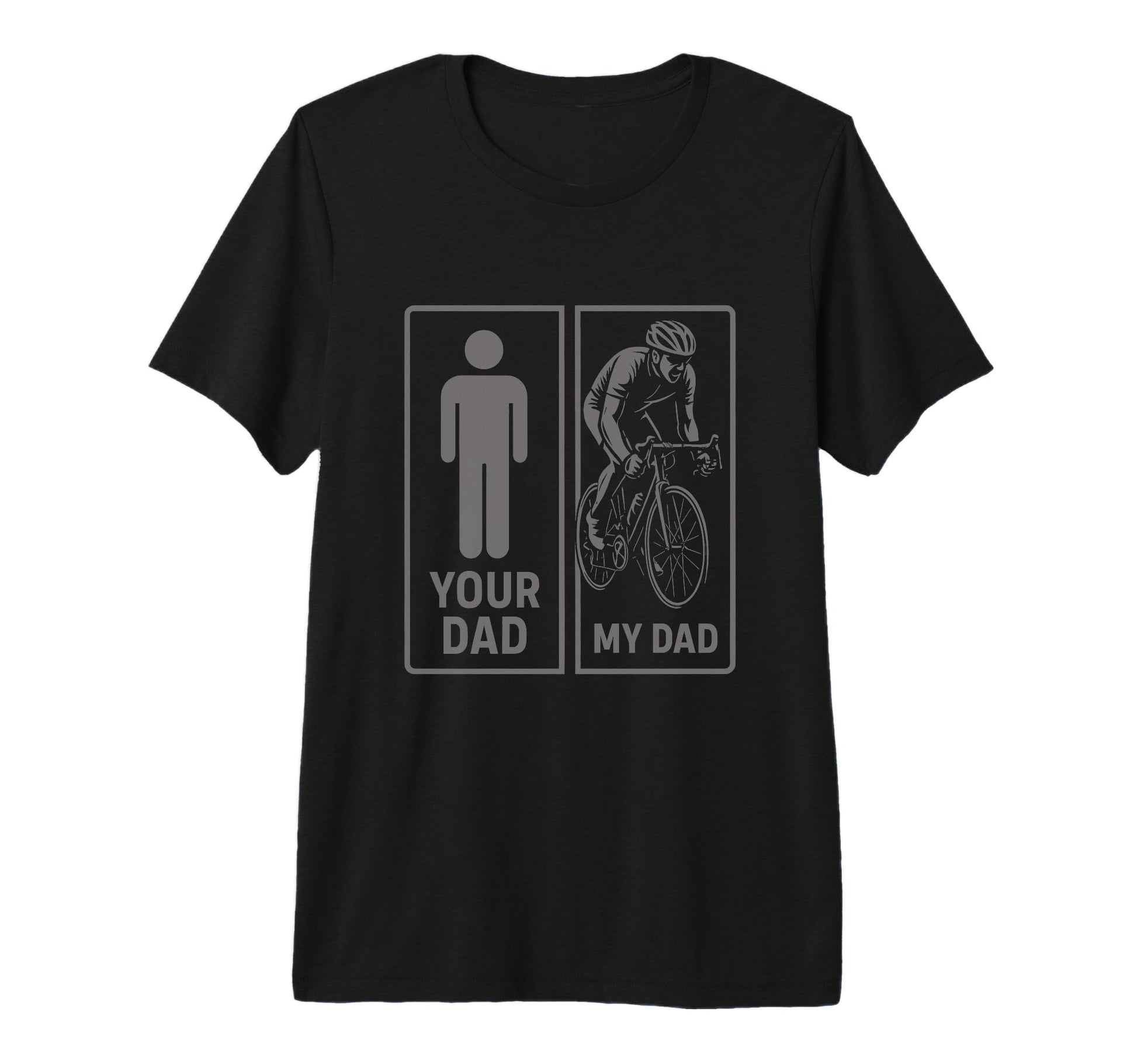 Mens Cycling Dad Biker Daddy Cyclist T-Shirt - Custom Art Print Unisex - T-Shirt, Sweatshirt, Hoodie