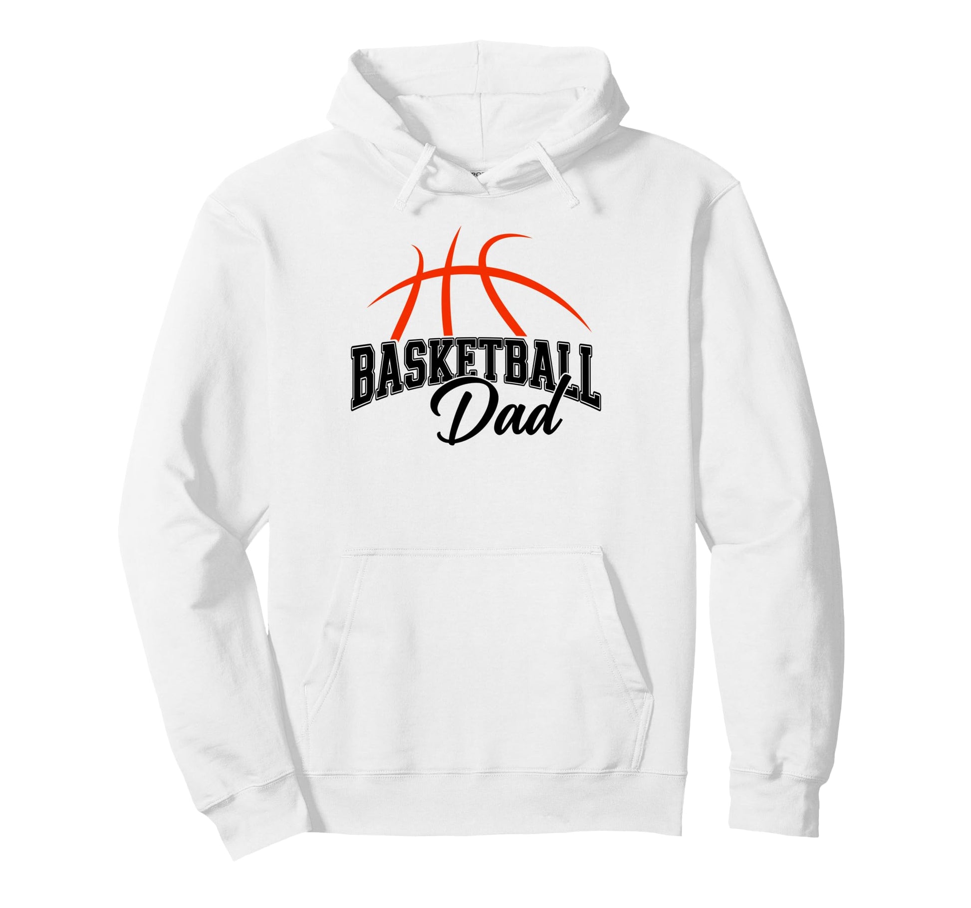 Basketball Dad Basketball Lovers Hoodie - Minimalist Print for Adults - T-Shirt, Sweatshirt, Hoodie