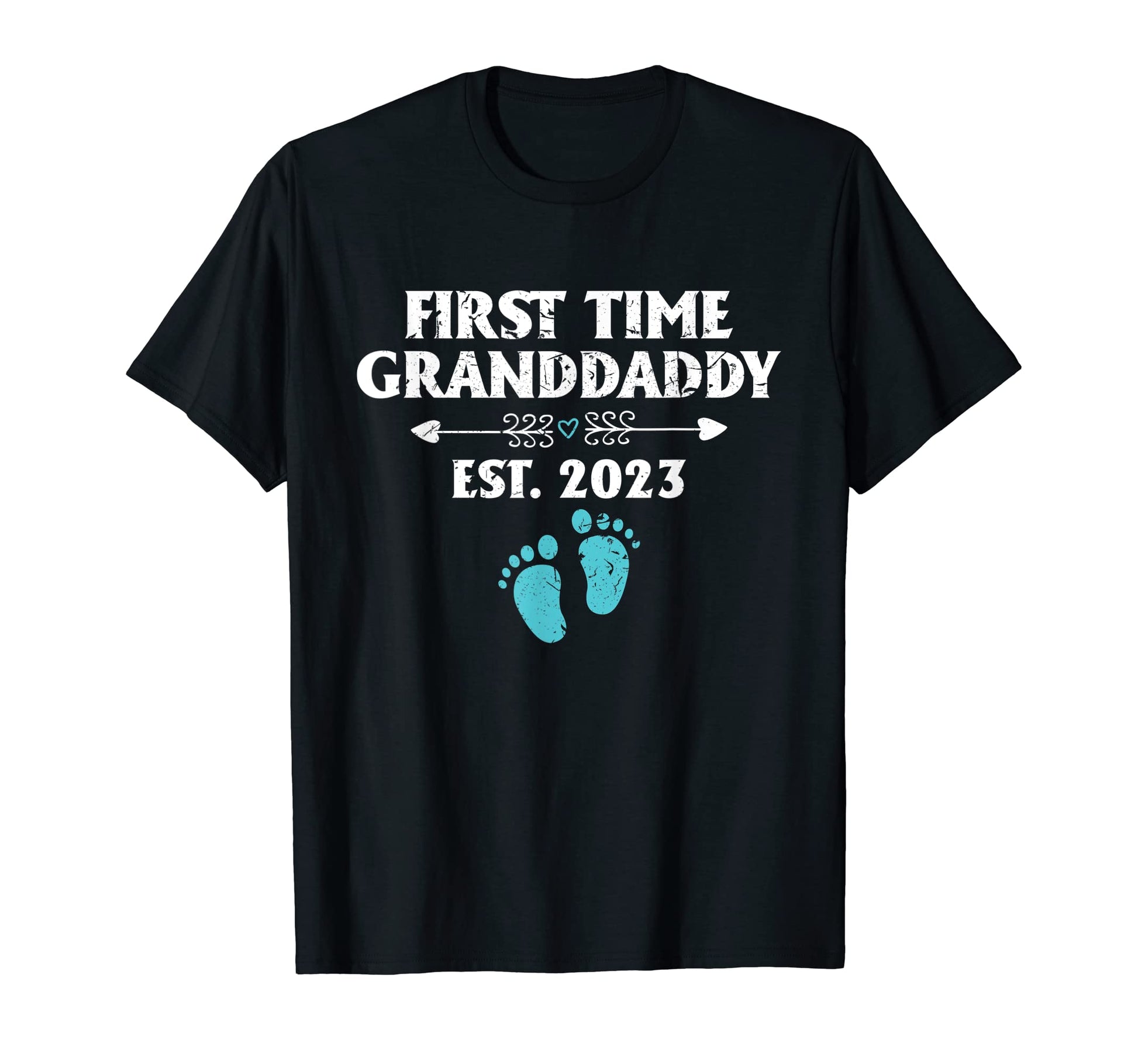 First Time Granddaddy Est 2023 New Daddy T-Shirt - Unique Graphic Unisex - T-Shirt, Sweatshirt, Hoodie