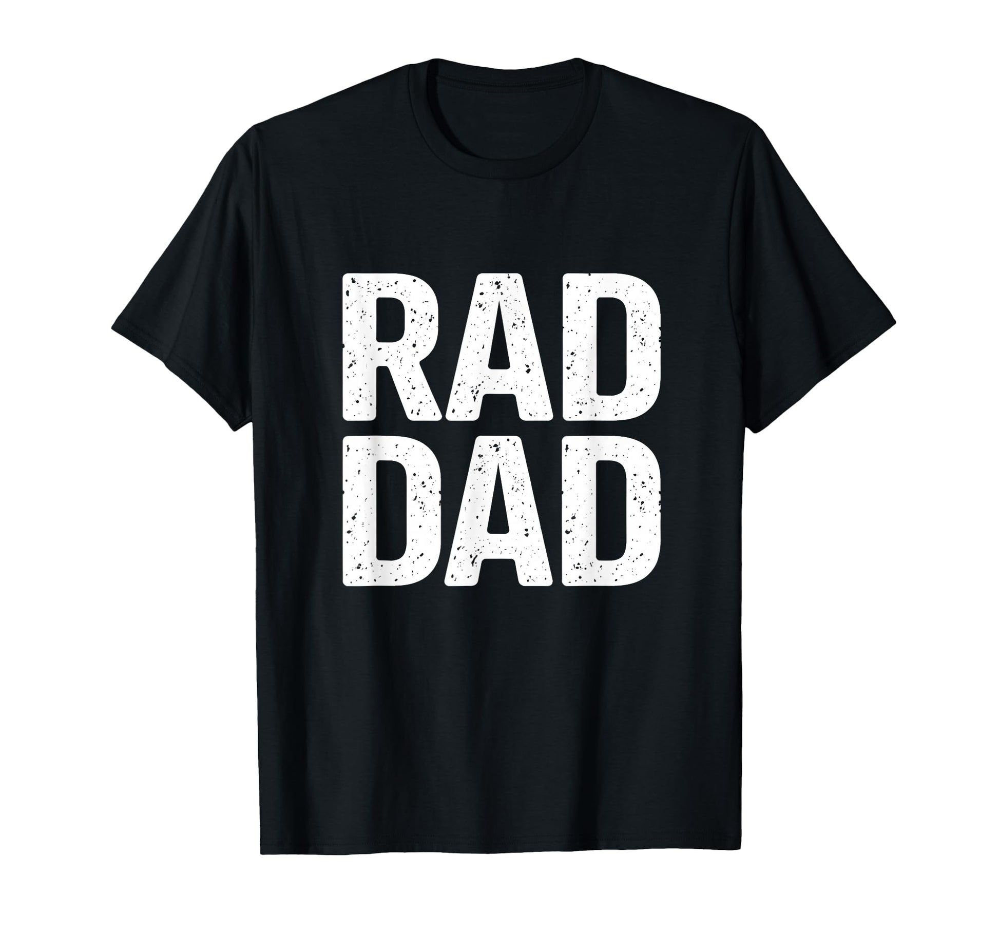 Rad Dad Distressed Minimalist Fathers T-Shirt - Novelty Apparel for Adults - T-Shirt, Sweatshirt, Hoodie