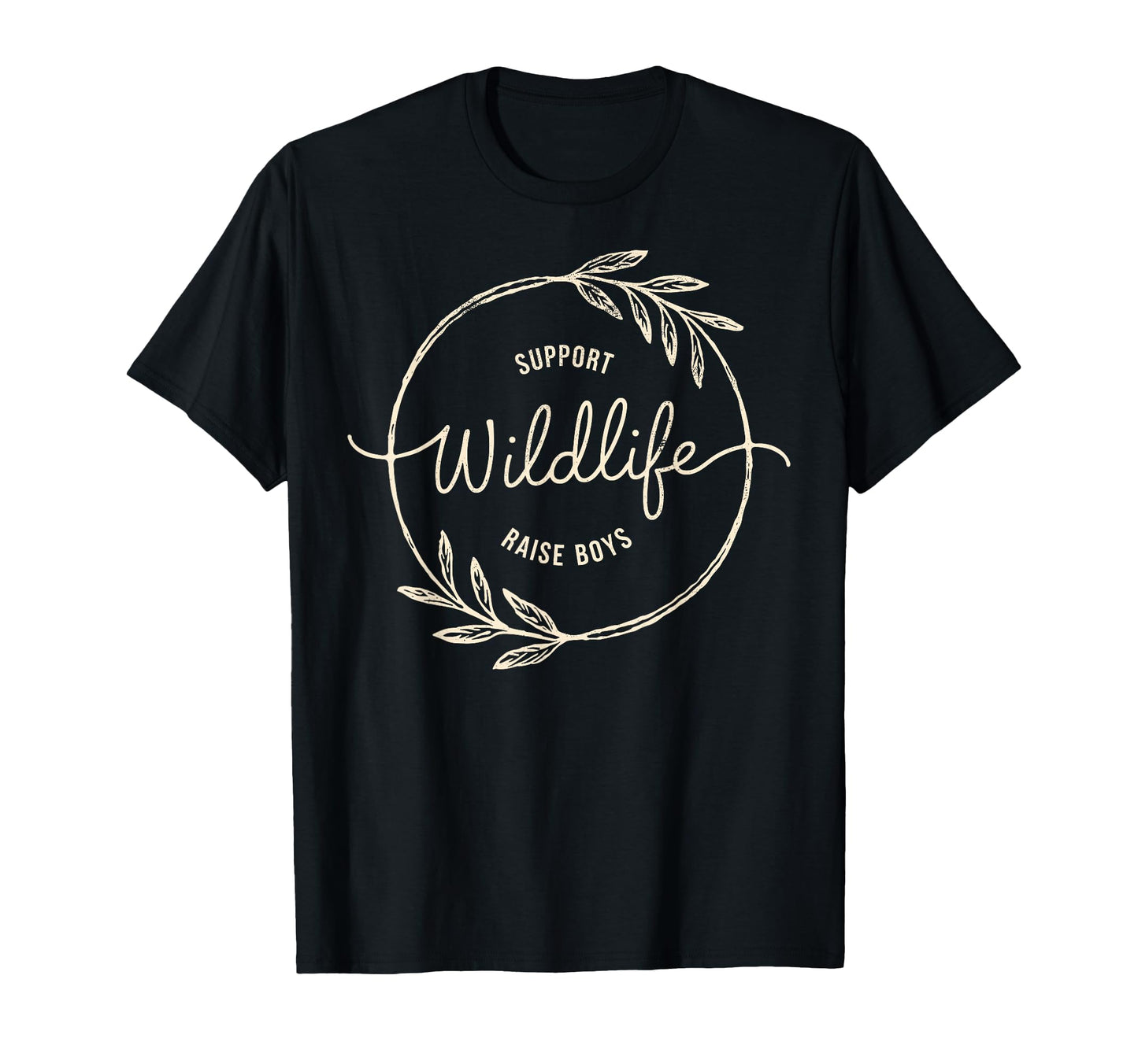 Support Wildlife Raise Camping Mom T-Shirt - Aesthetic Graphic Unisex - T-Shirt, Sweatshirt, Hoodie