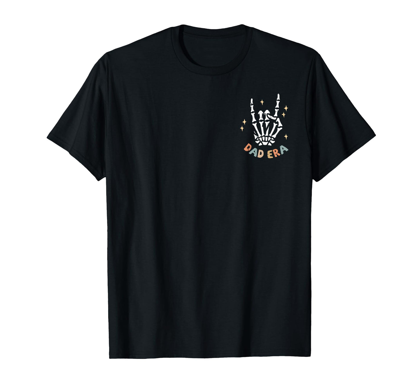 Dad Era Rock Skeleton Pocket Father Day T-Shirt - Graphic Print Unisex - T-Shirt, Sweatshirt, Hoodie
