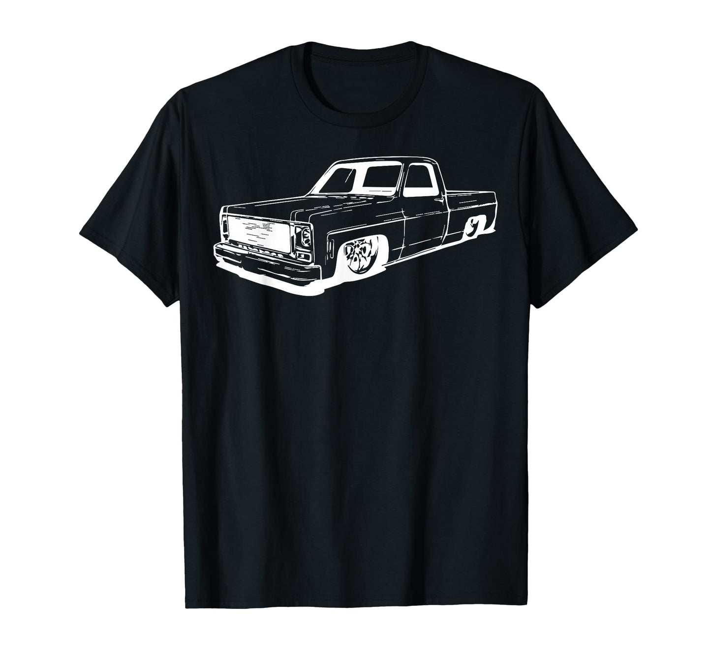 73 87 Mini C10 Truck Slammed Dad Gag T-Shirt - Novelty Apparel for Adults - T-Shirt, Sweatshirt, Hoodie