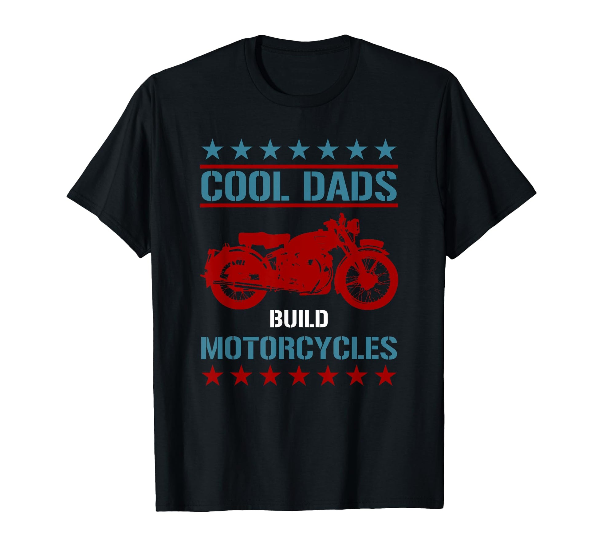Dads Build Motorcycles Present Hoodie - Casual Everyday Wear Unisex - T-Shirt, Sweatshirt, Hoodie