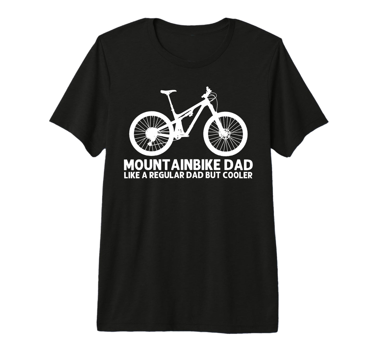 Mountain Bike Dad Father Mtb Biking T-Shirt - Minimalist Print Unisex - T-Shirt, Sweatshirt, Hoodie