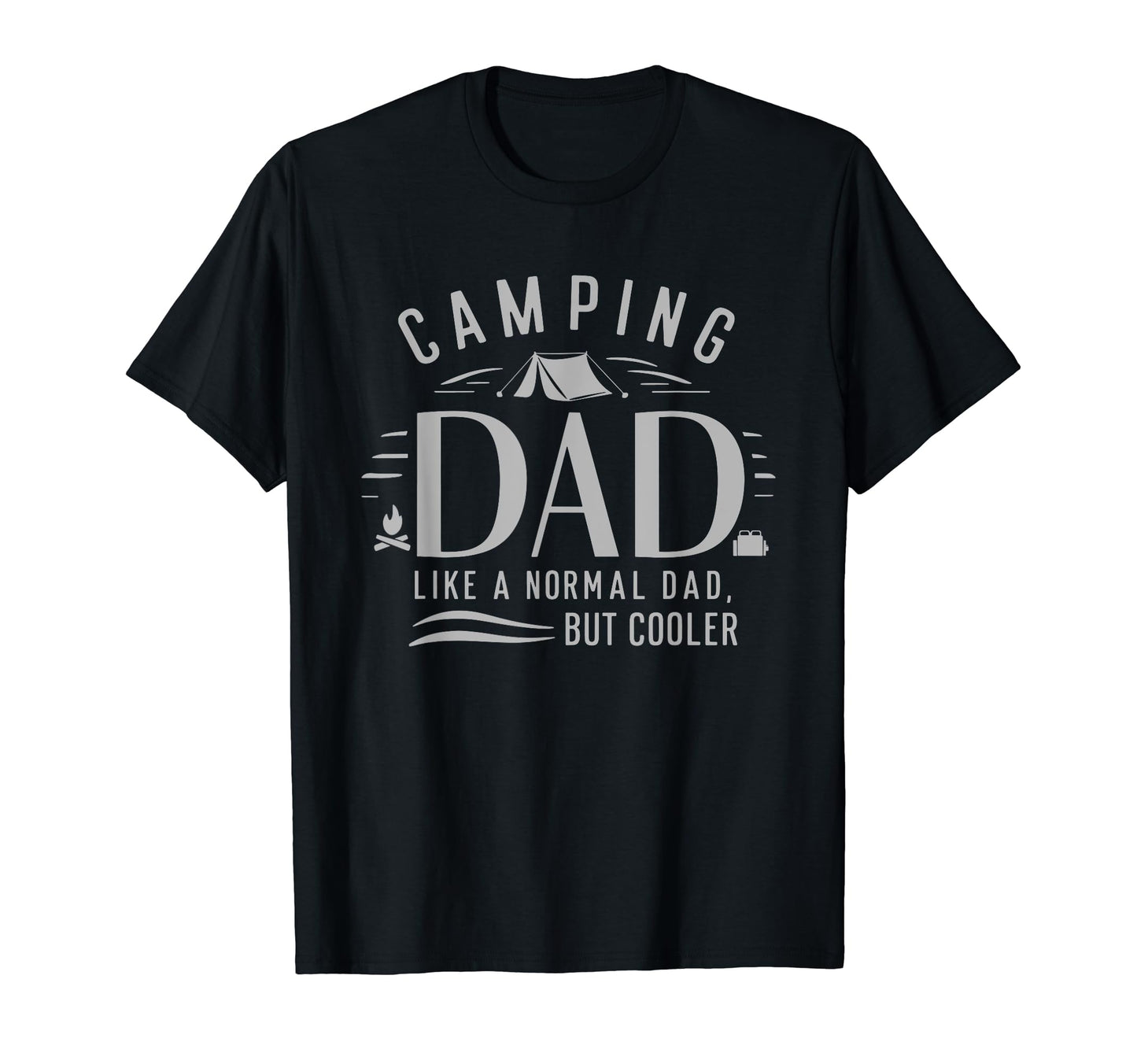 Camping Dad Campfire Funny Camper Camp T-Shirt - Unique Graphic Unisex - T-Shirt, Sweatshirt, Hoodie