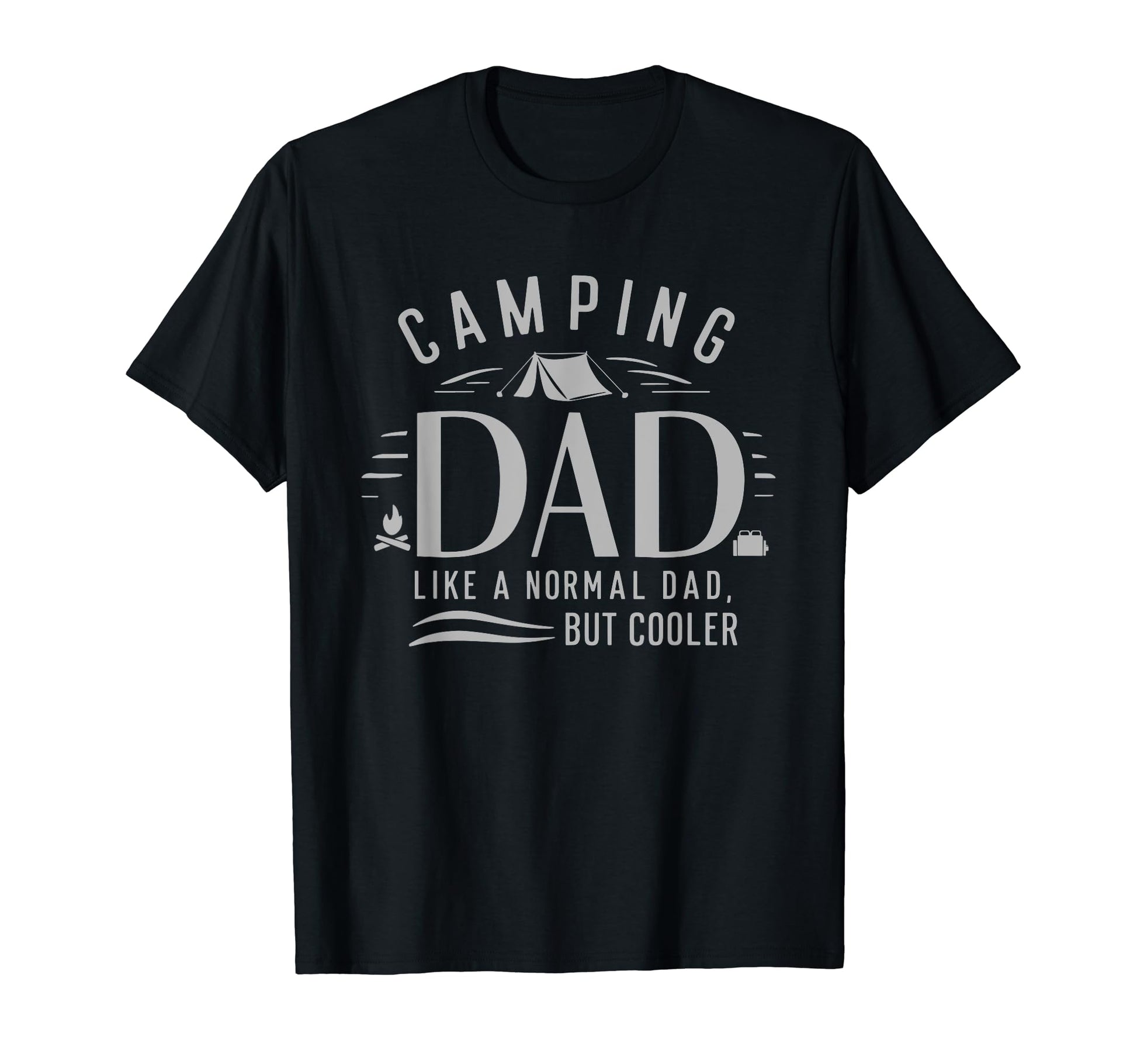 Camping Dad Campfire Funny Camper Camp T-Shirt - Unique Graphic Unisex - T-Shirt, Sweatshirt, Hoodie