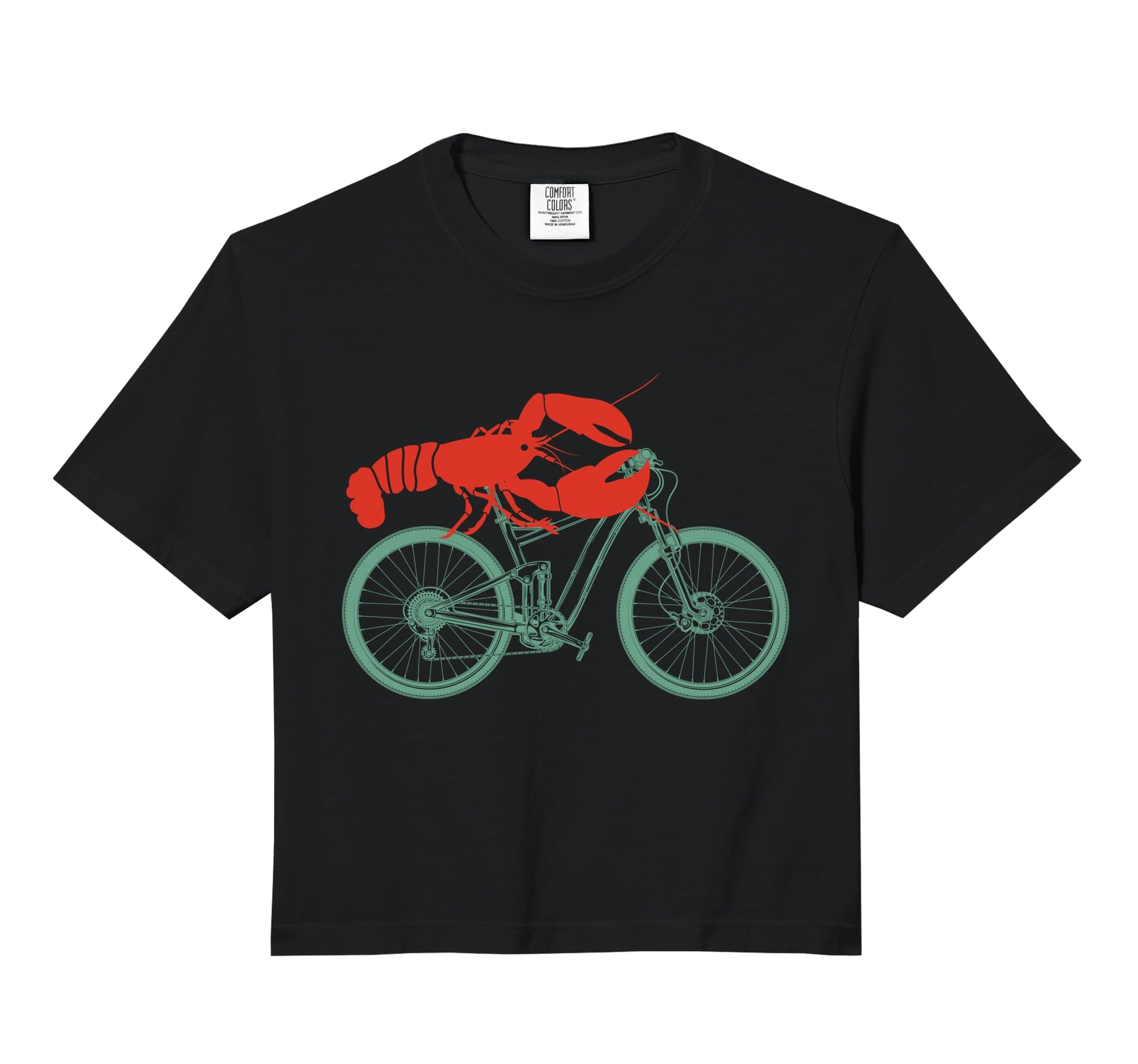 Cycling Lobster Mountain Bike Hoodie - Casual Everyday Wear Men Women - T-Shirt, Sweatshirt, Hoodie