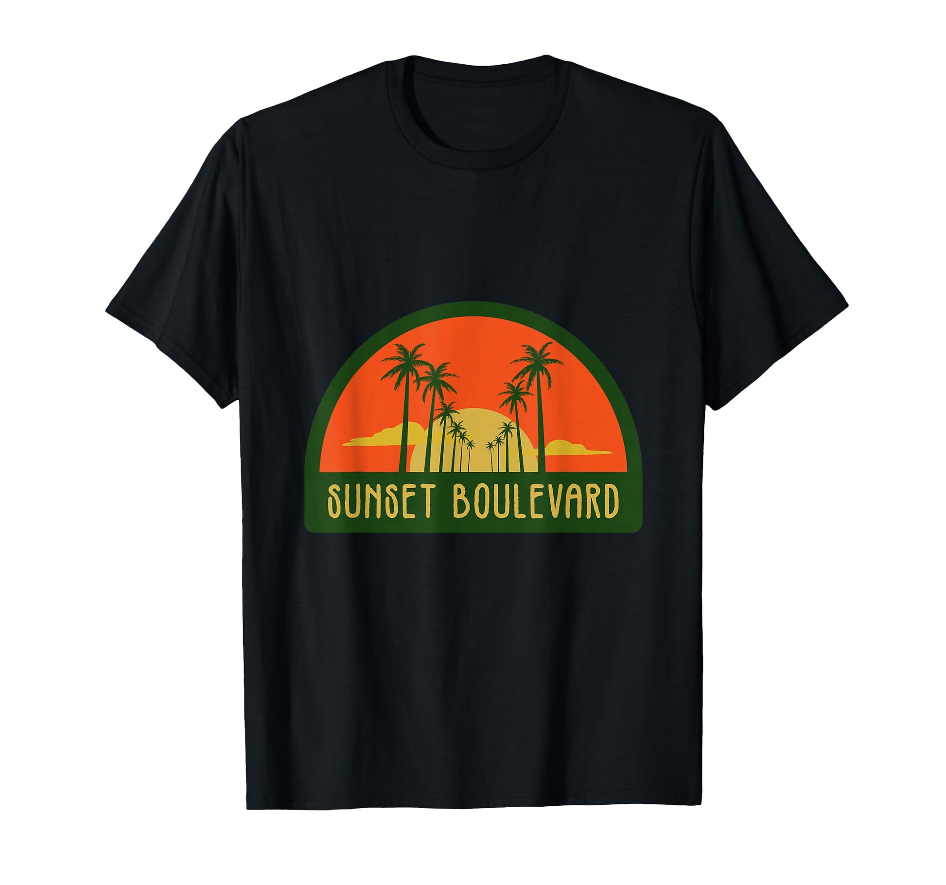 Sunset Boulevard Pop Art Deco T-Shirt - Novelty Apparel Men Women - T-Shirt, Sweatshirt, Hoodie