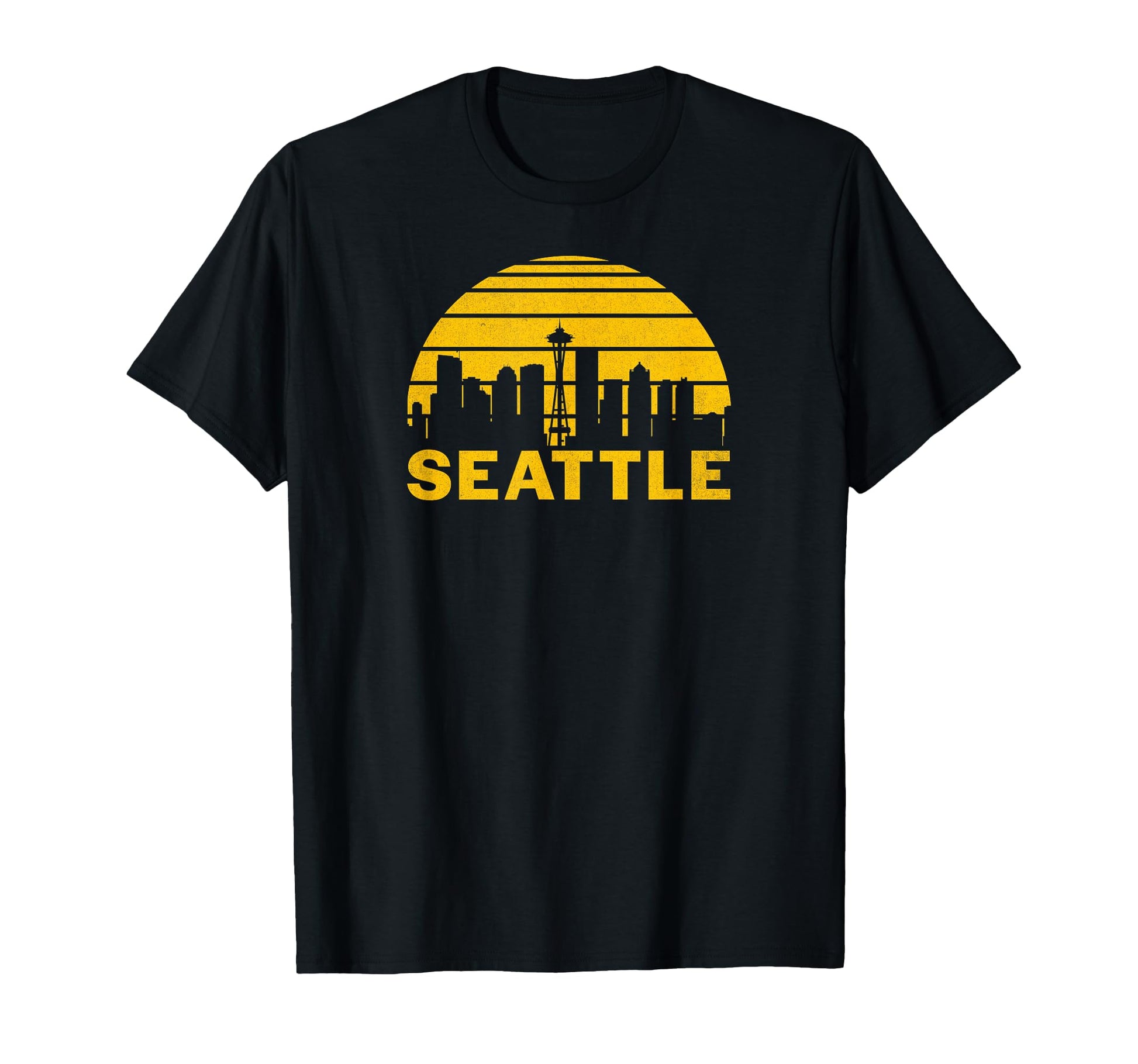 Seattle Washington Cityscape T-Shirt - Casual Everyday Wear Men Women - T-Shirt, Sweatshirt, Hoodie