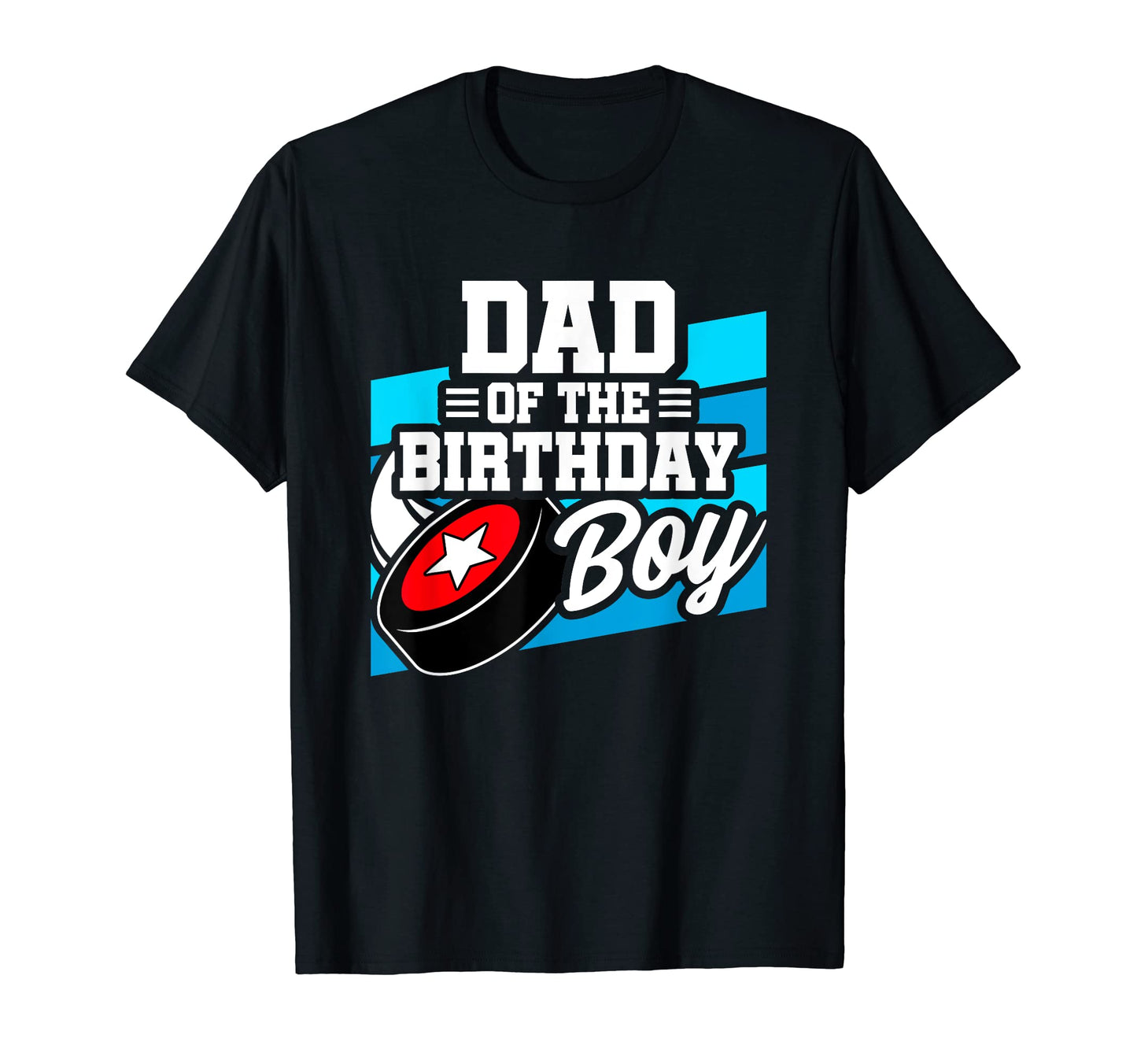 Hockey Birthday Birthday Dad Hockey T-Shirt - Minimalist Print for Adults - T-Shirt, Sweatshirt, Hoodie