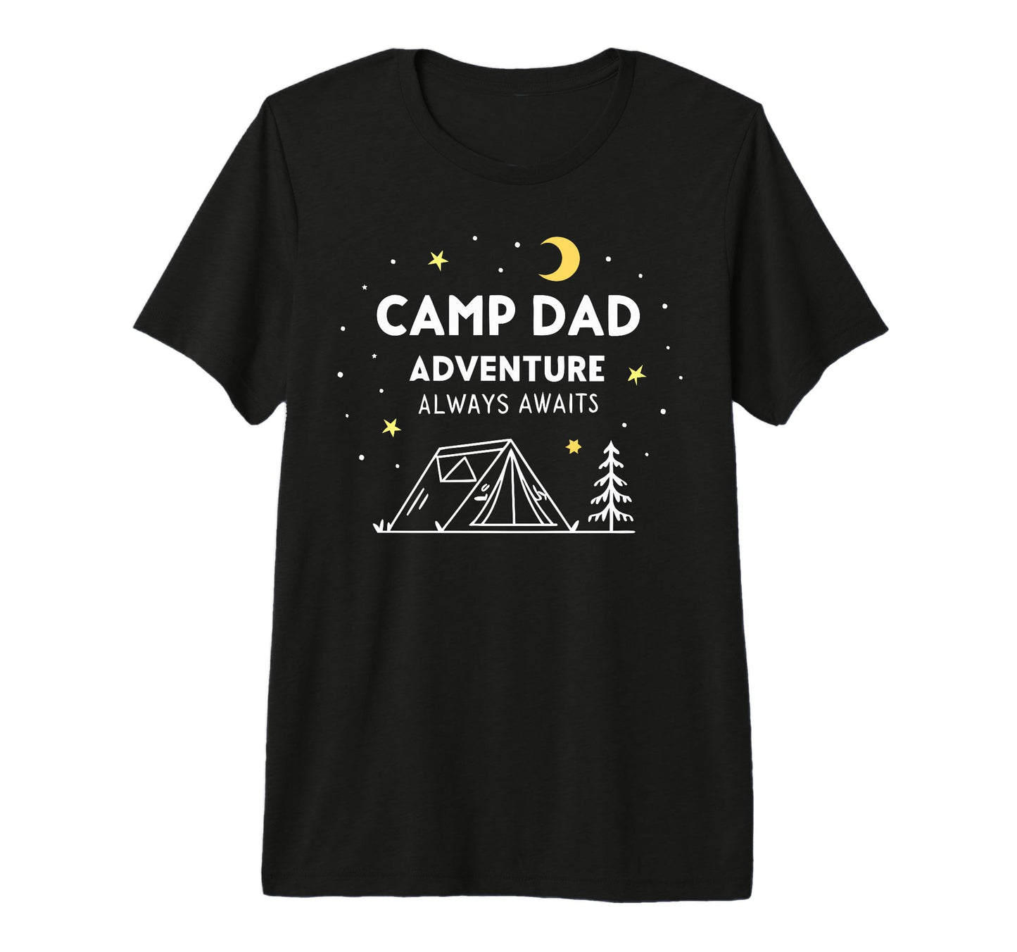 Mens Camping Dad Fathers Day Tri T-Shirt - Streetwear Style for Adults - T-Shirt, Sweatshirt, Hoodie