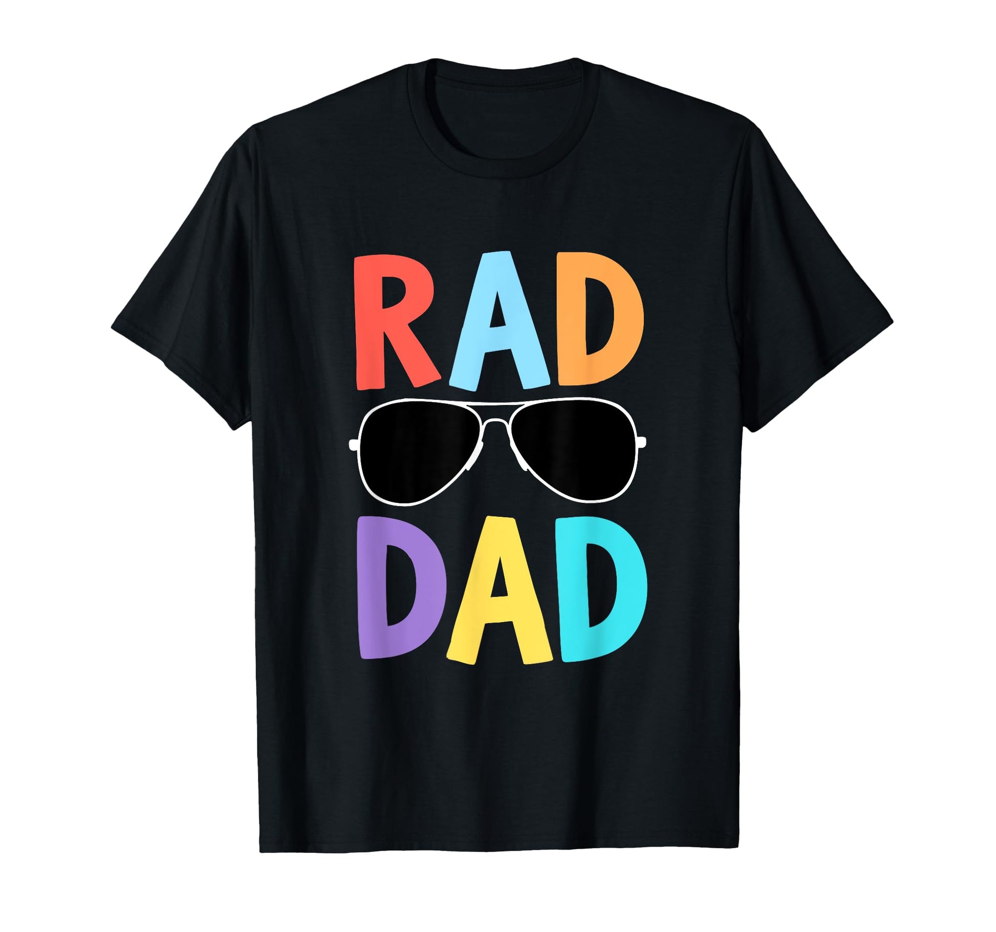 Rad Dad Sunglasses Trendy Fathers T-Shirt - Minimalist Print for Adults - T-Shirt, Sweatshirt, Hoodie
