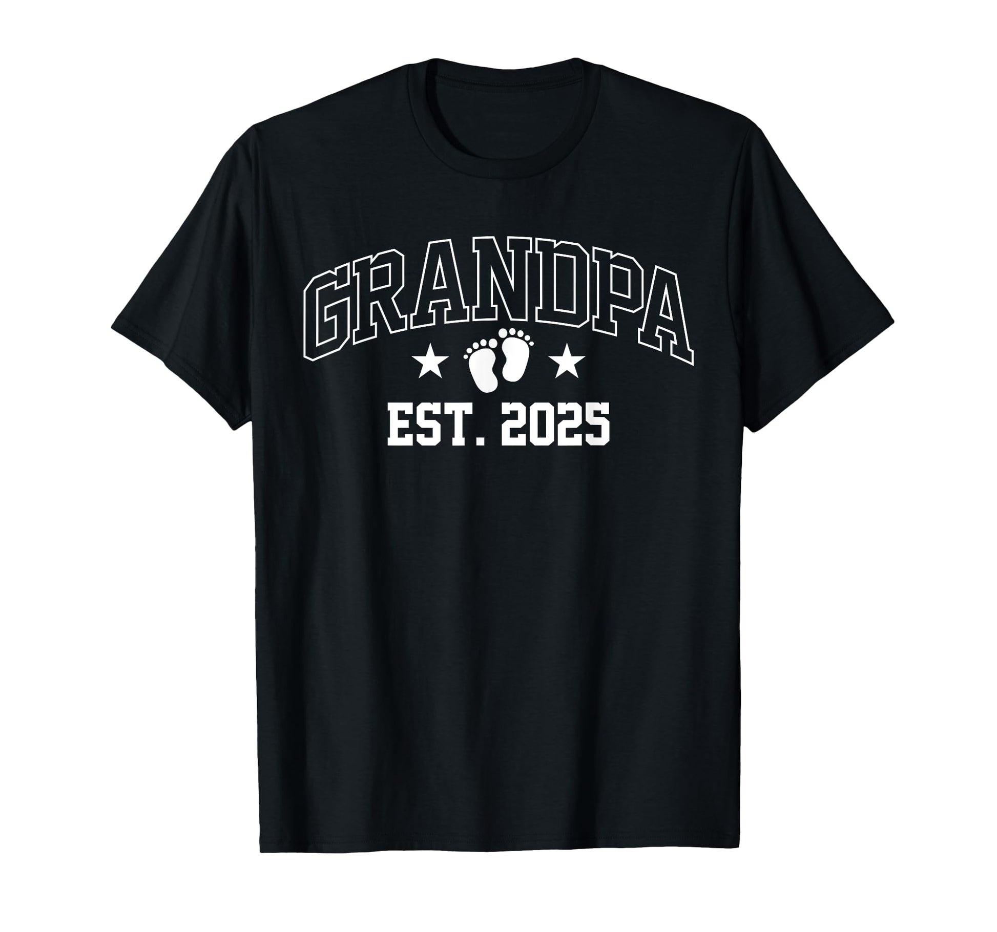 Promoted To Grandpa Est 2025 T-Shirt - Minimalist Print for Adults - T-Shirt, Sweatshirt, Hoodie