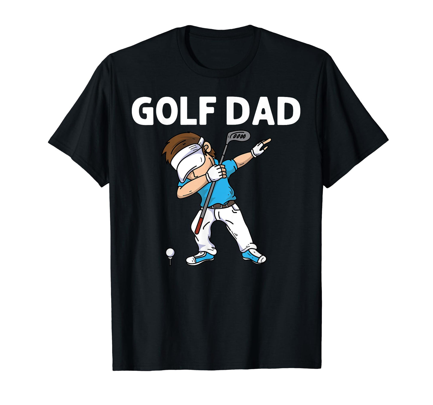 Golf Dad Papa Golfing Golf Cart Par T-Shirt - Minimalist Print Men Women - T-Shirt, Sweatshirt, Hoodie