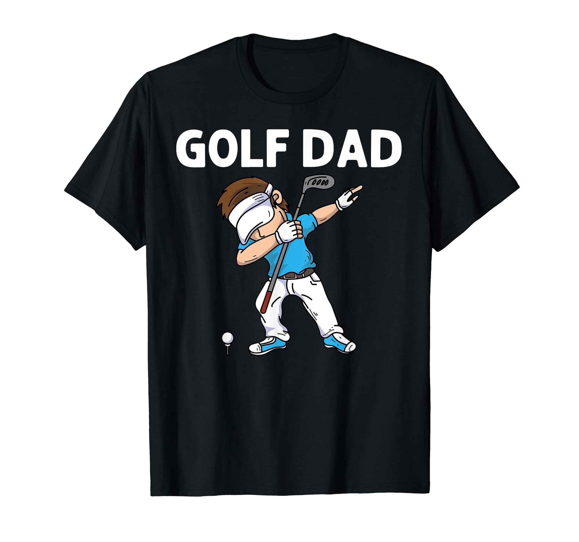 Golf Dad Papa Golfing Golf Cart Par T-Shirt - Minimalist Print Men Women - T-Shirt, Sweatshirt, Hoodie