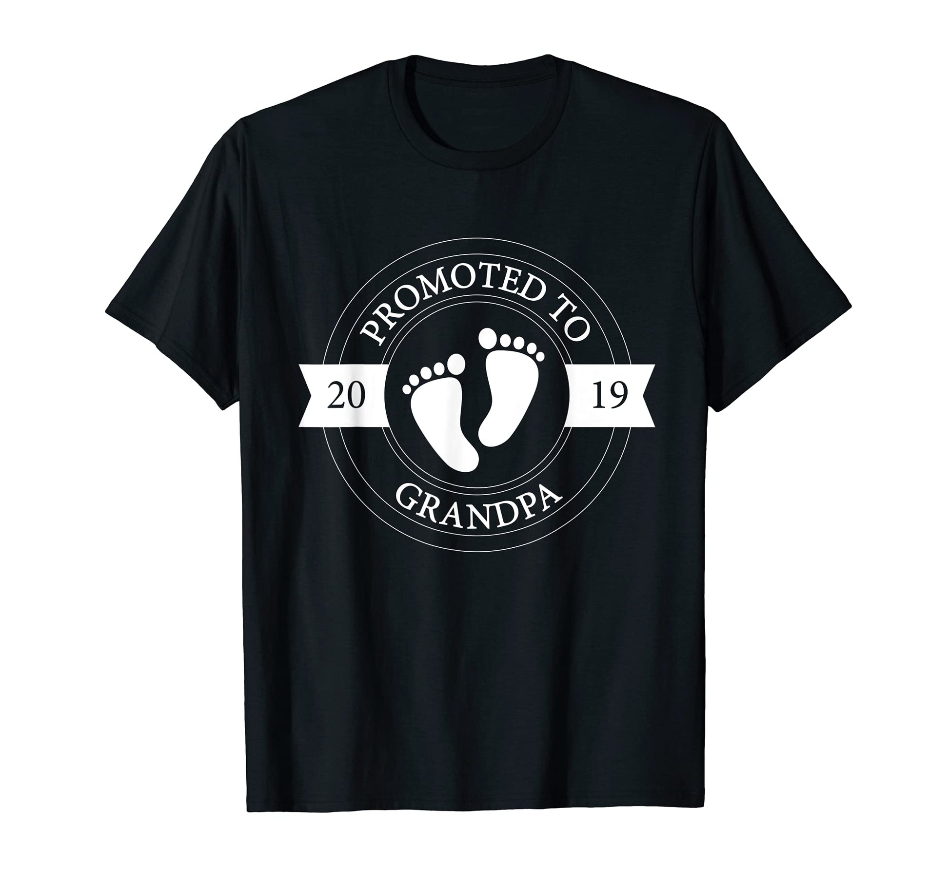 Promoted To Grandpa 2019 Grandparents T-Shirt - Aesthetic Graphic Unisex - T-Shirt, Sweatshirt, Hoodie